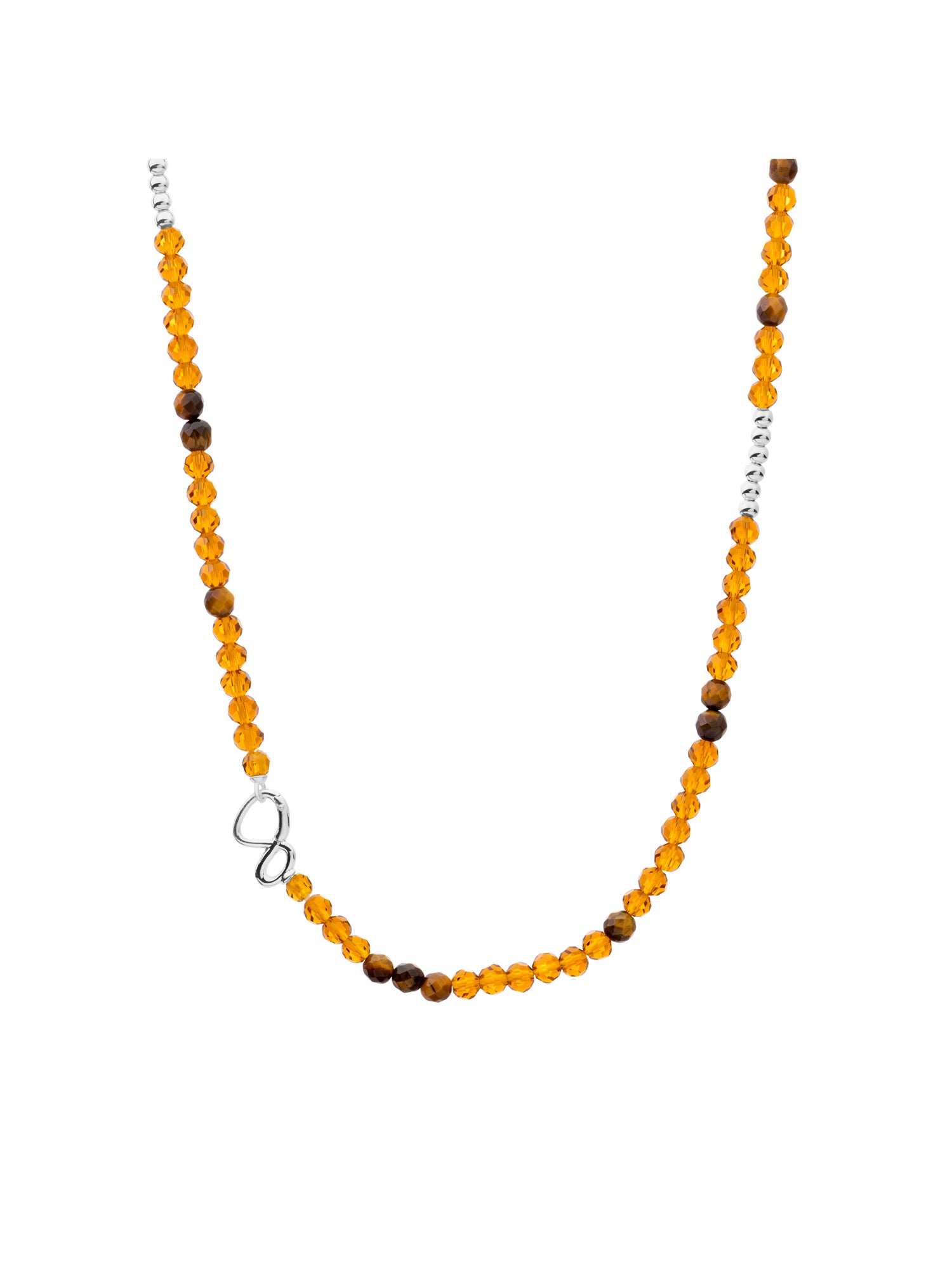 Link Ketting Citrine Quartz | Tiger Eye