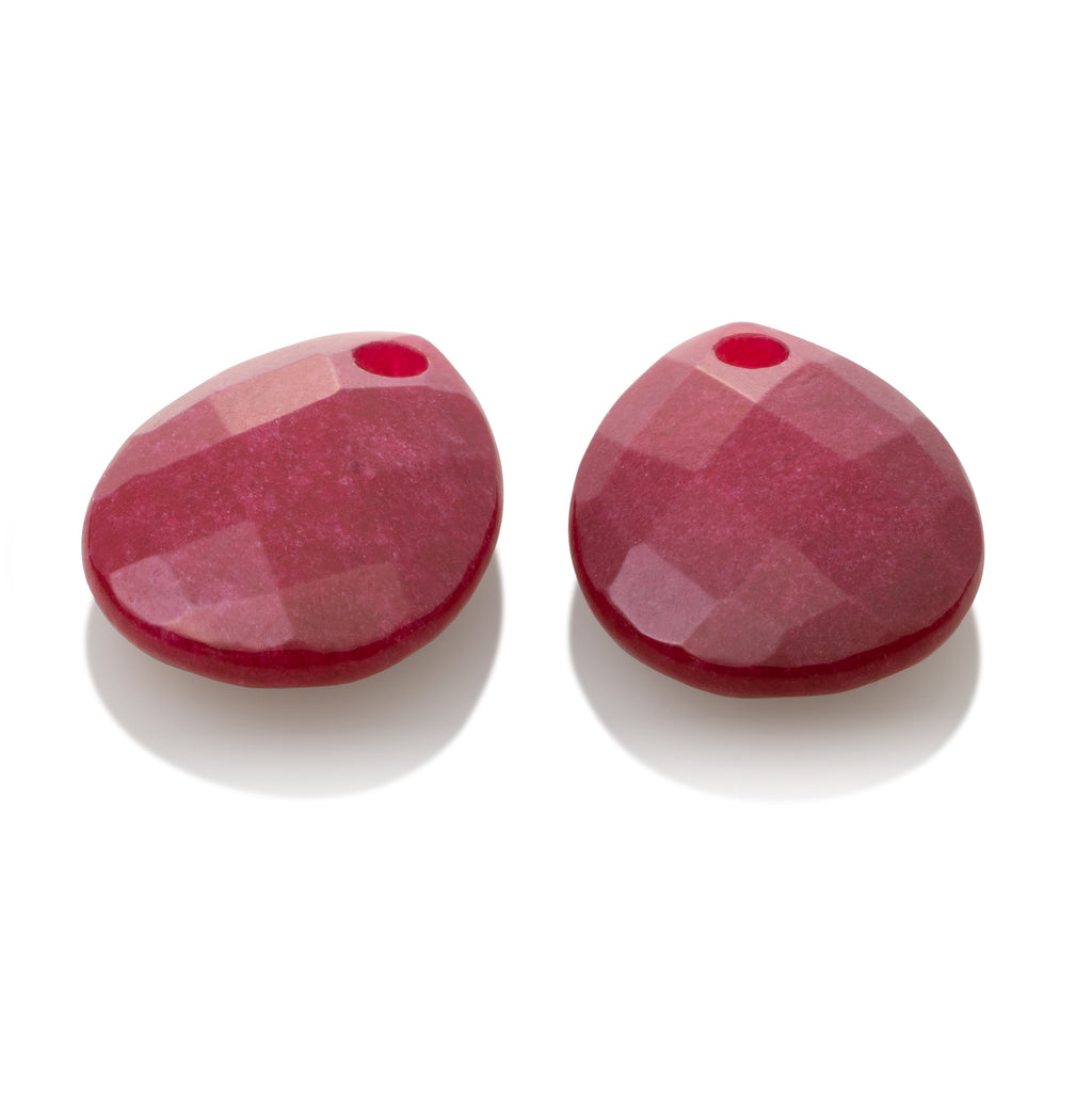 Oorbel Edelstenen Afterglow Red Jade