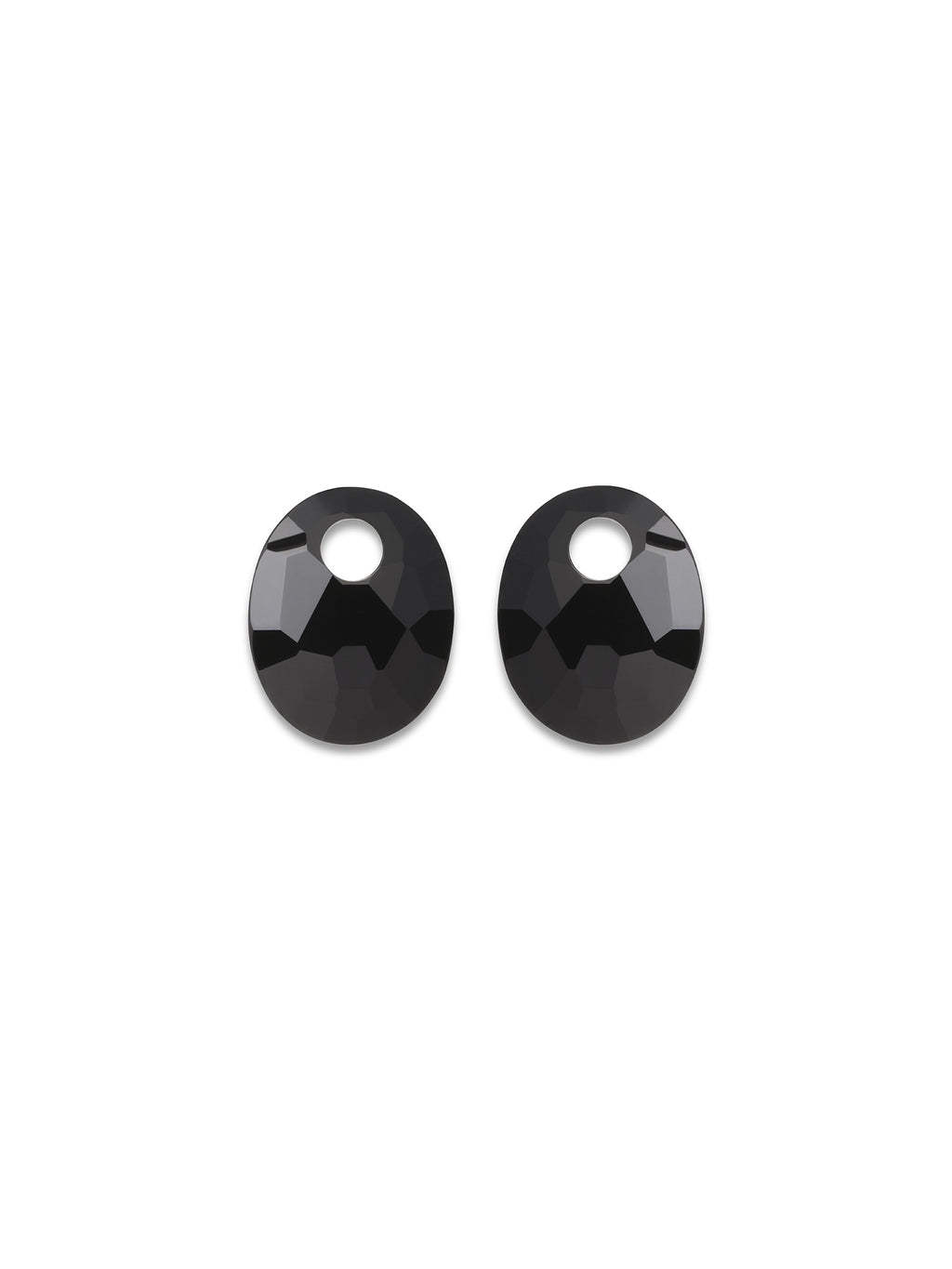 Oorbel Edelstenen Small Oval Onyx