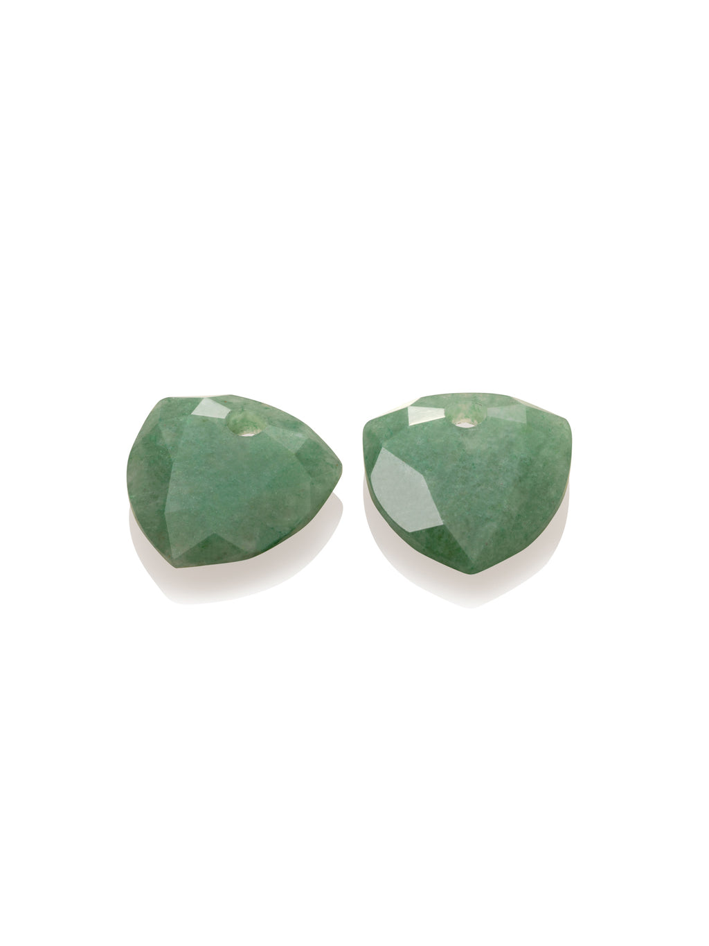 Oorbel Edelstenen Trillion Cut Green Aventurine