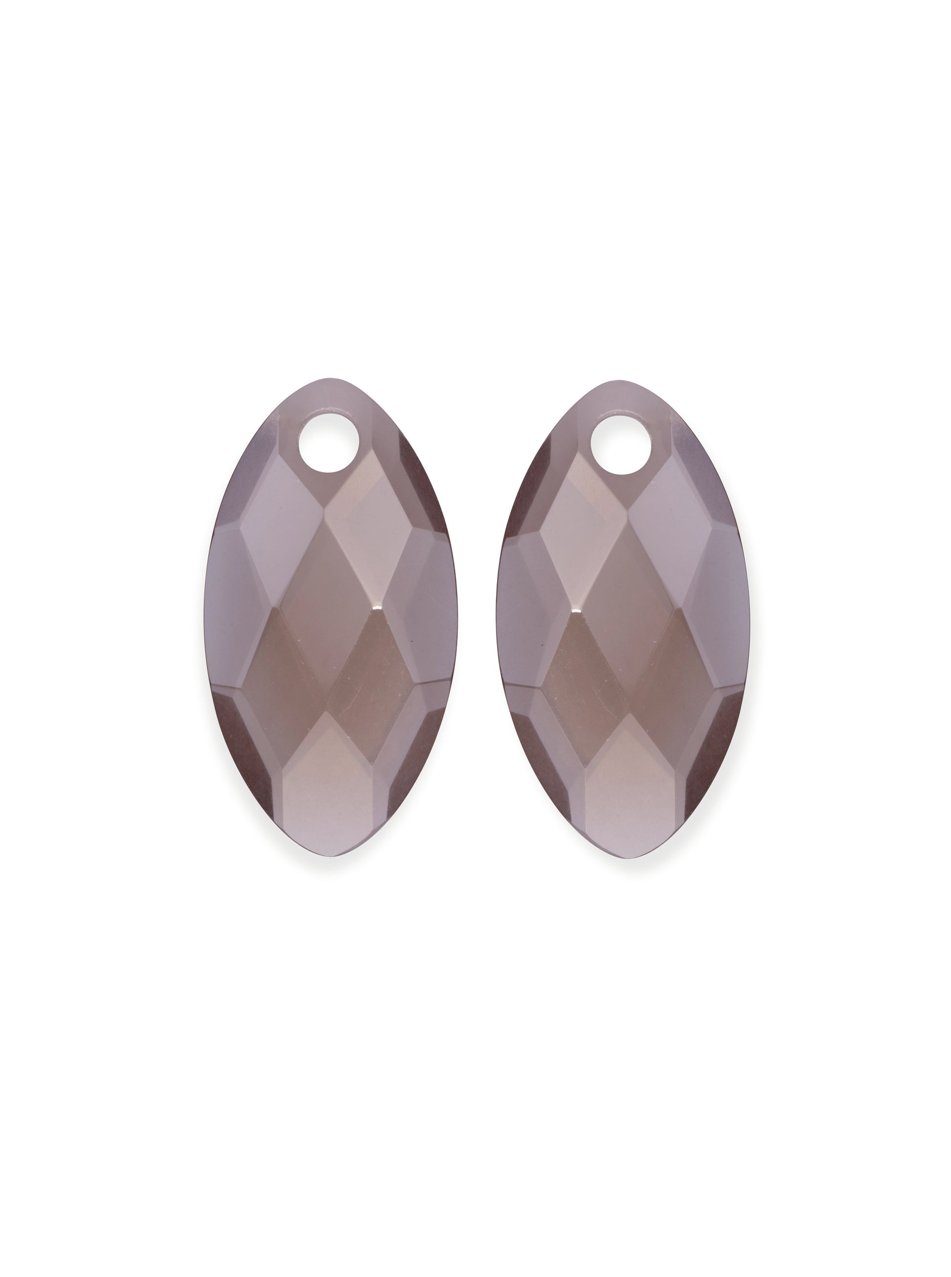 Oorbel Edelstenen Leaf Smoky Quartz