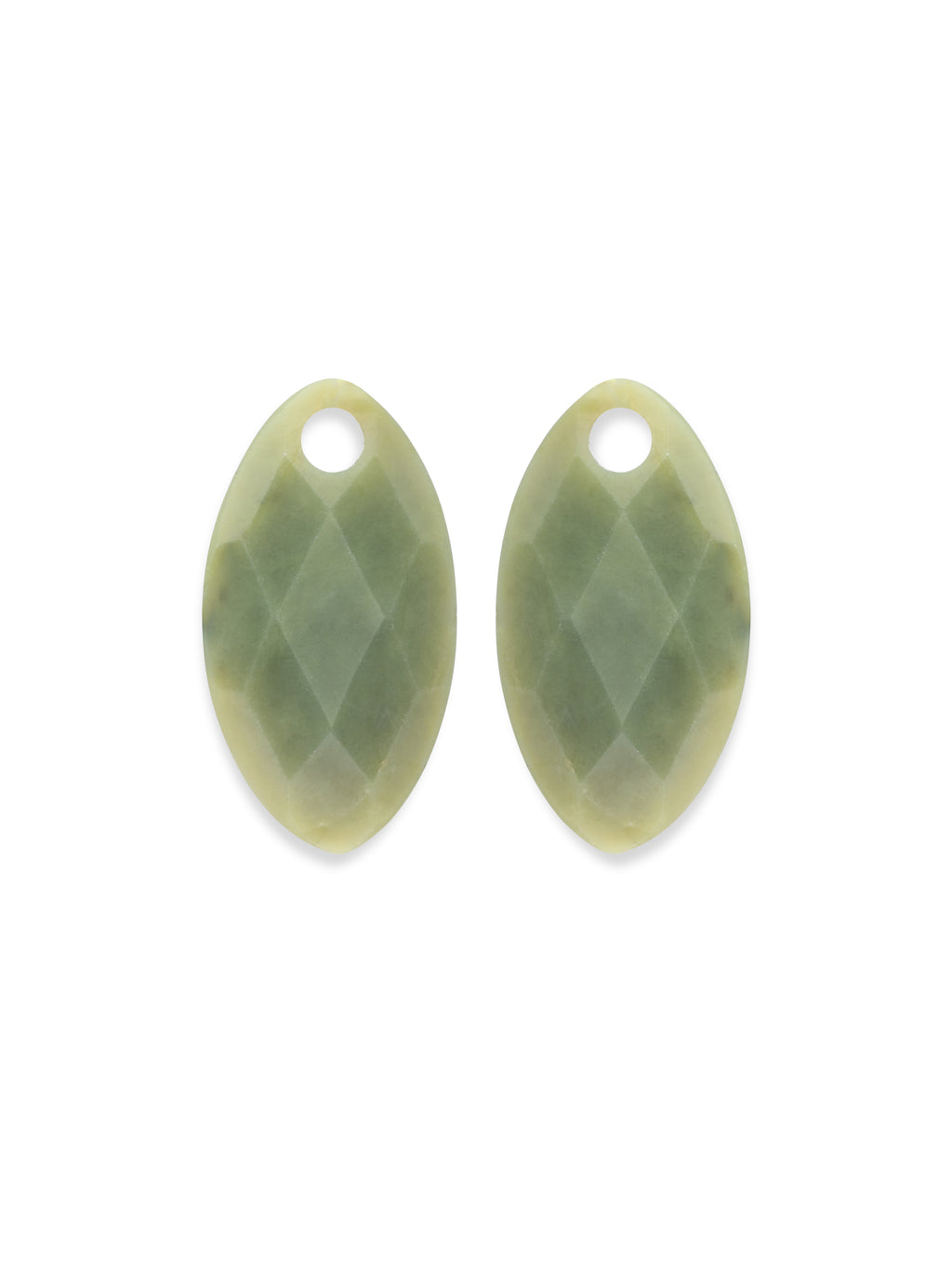 Oorbel Edelstenen Leaf Southern Jade