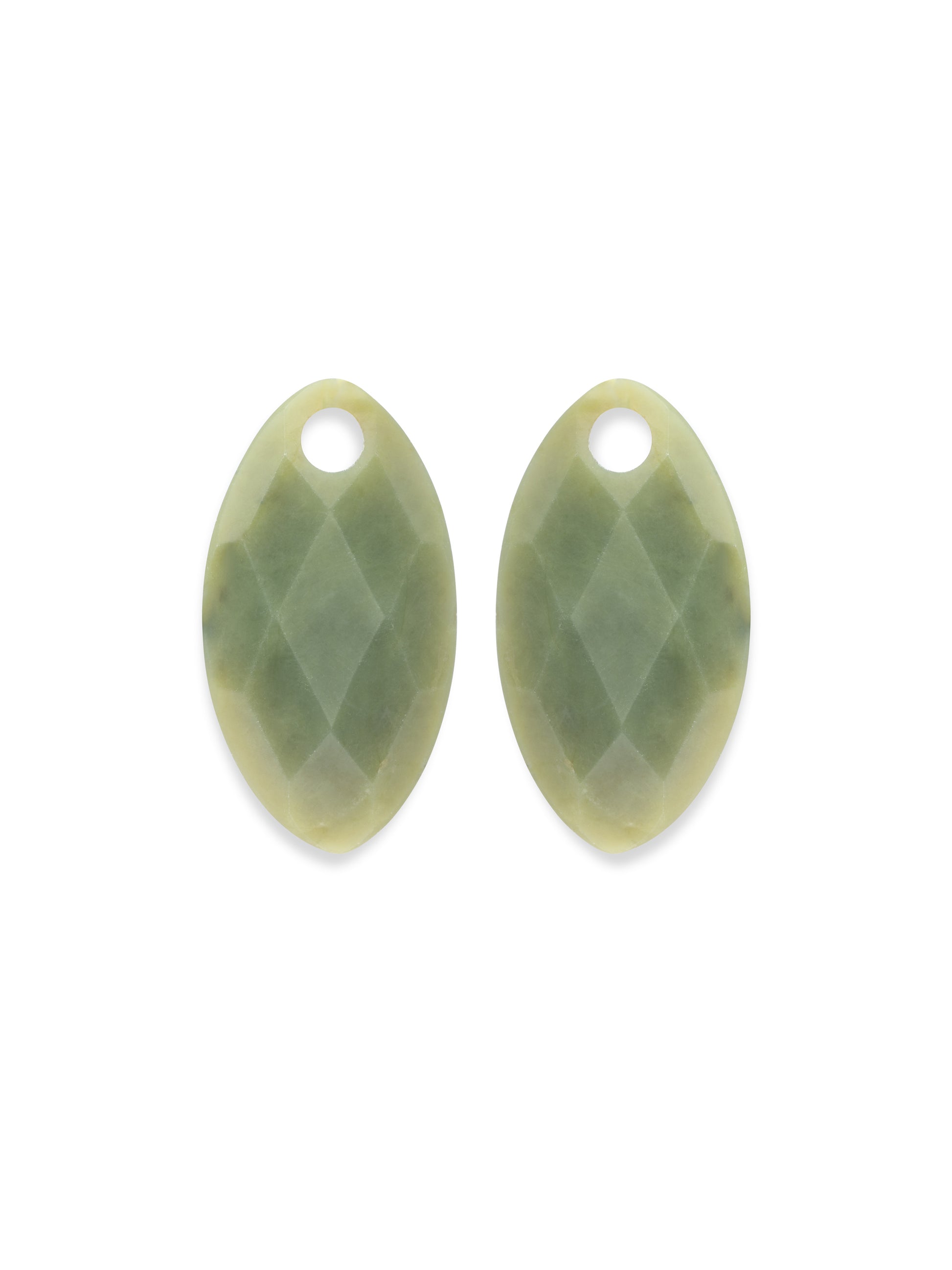 Oorbel Edelstenen Leaf Southern Jade