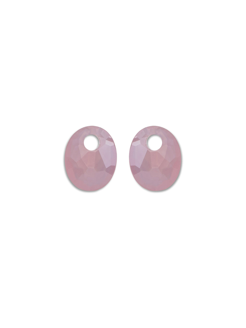 Oorbel Edelstenen Small Oval Pink Opalite