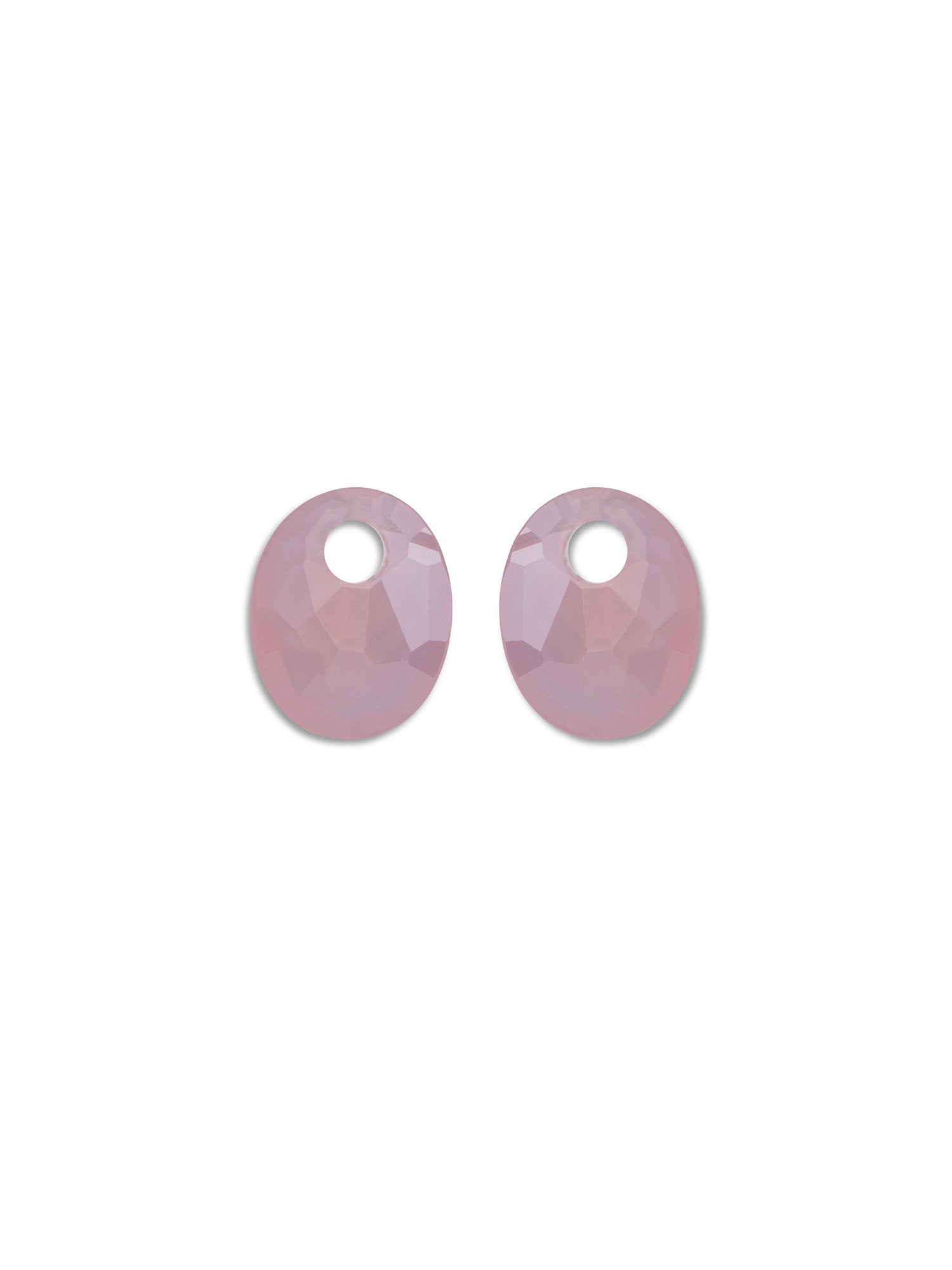 Oorbel Edelstenen Small Oval Pink Opalite