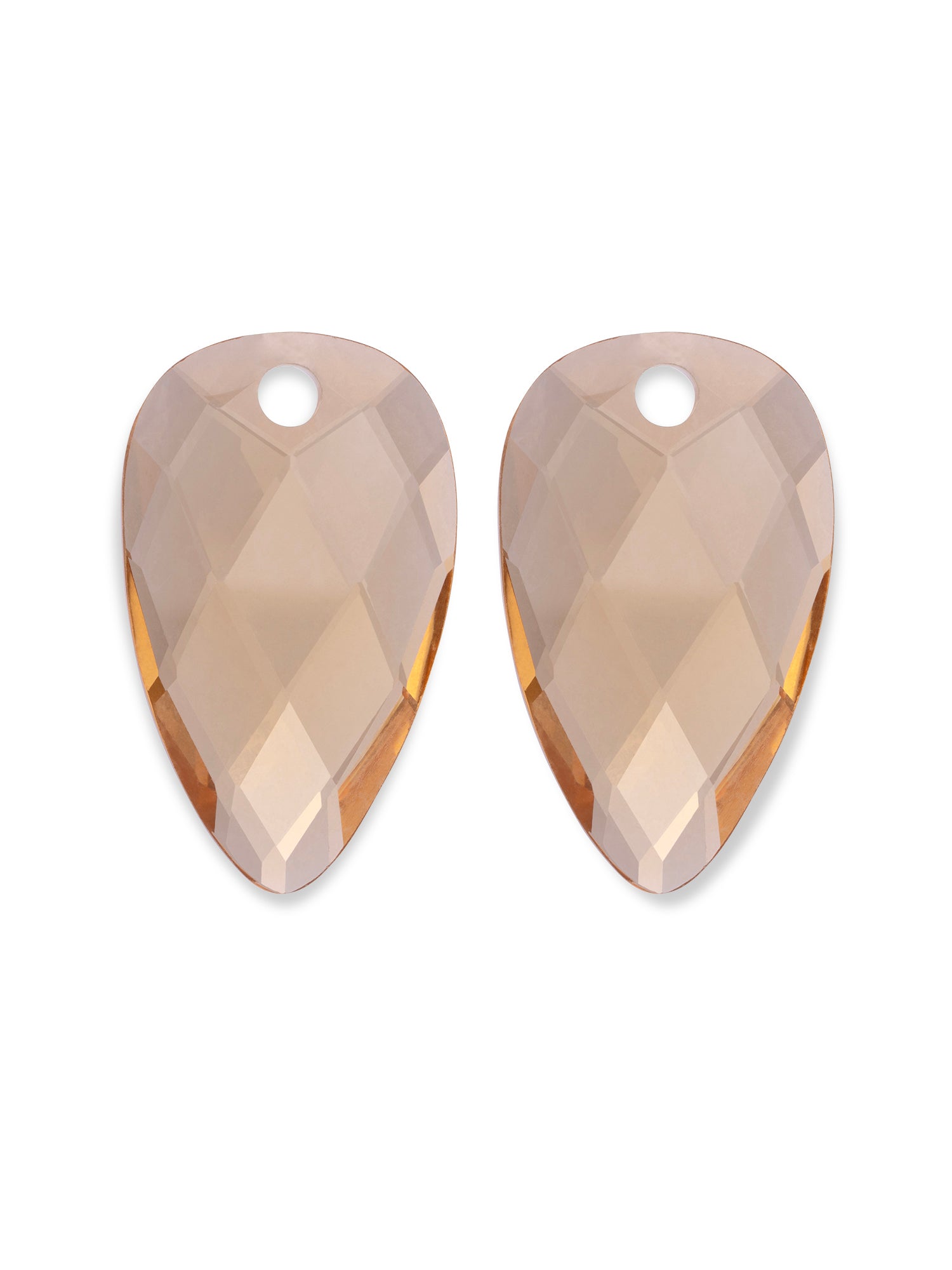 Oorbel Edelstenen Blossom Light Gold Citrine Quartz