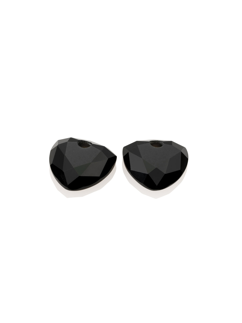 Oorbel Edelstenen Trillion Cut Onyx