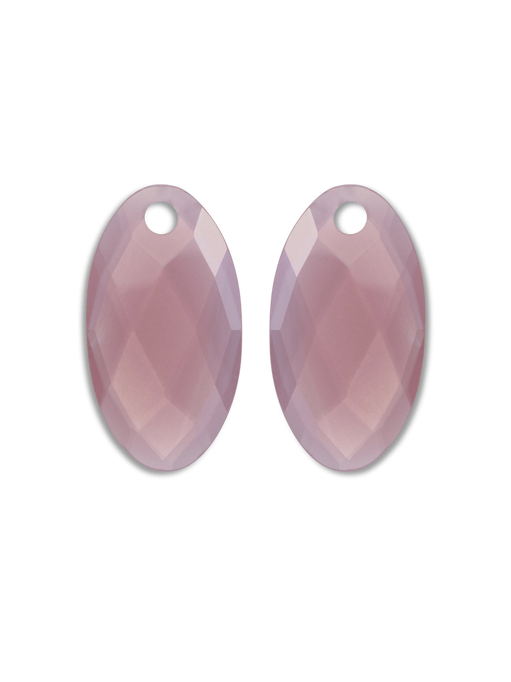 Oorbel Edelstenen Large Leaf Pink Opalite