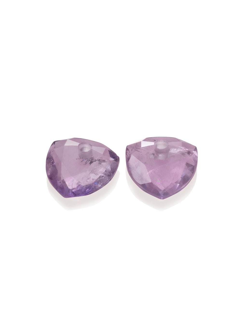Oorbel Edelstenen Trillion Cut Amethyst