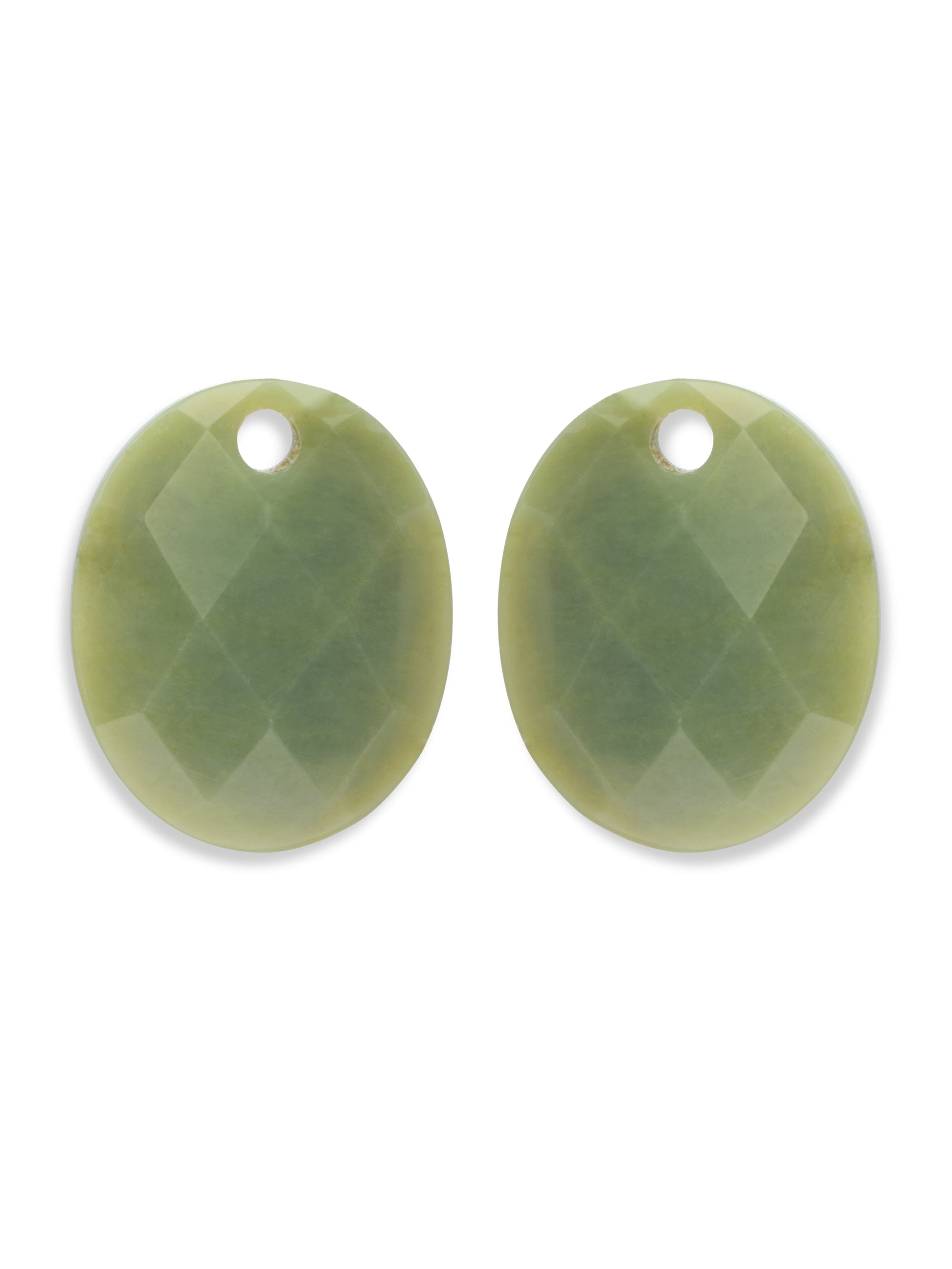 Oorbel Edelstenen Large Oval Southern Jade