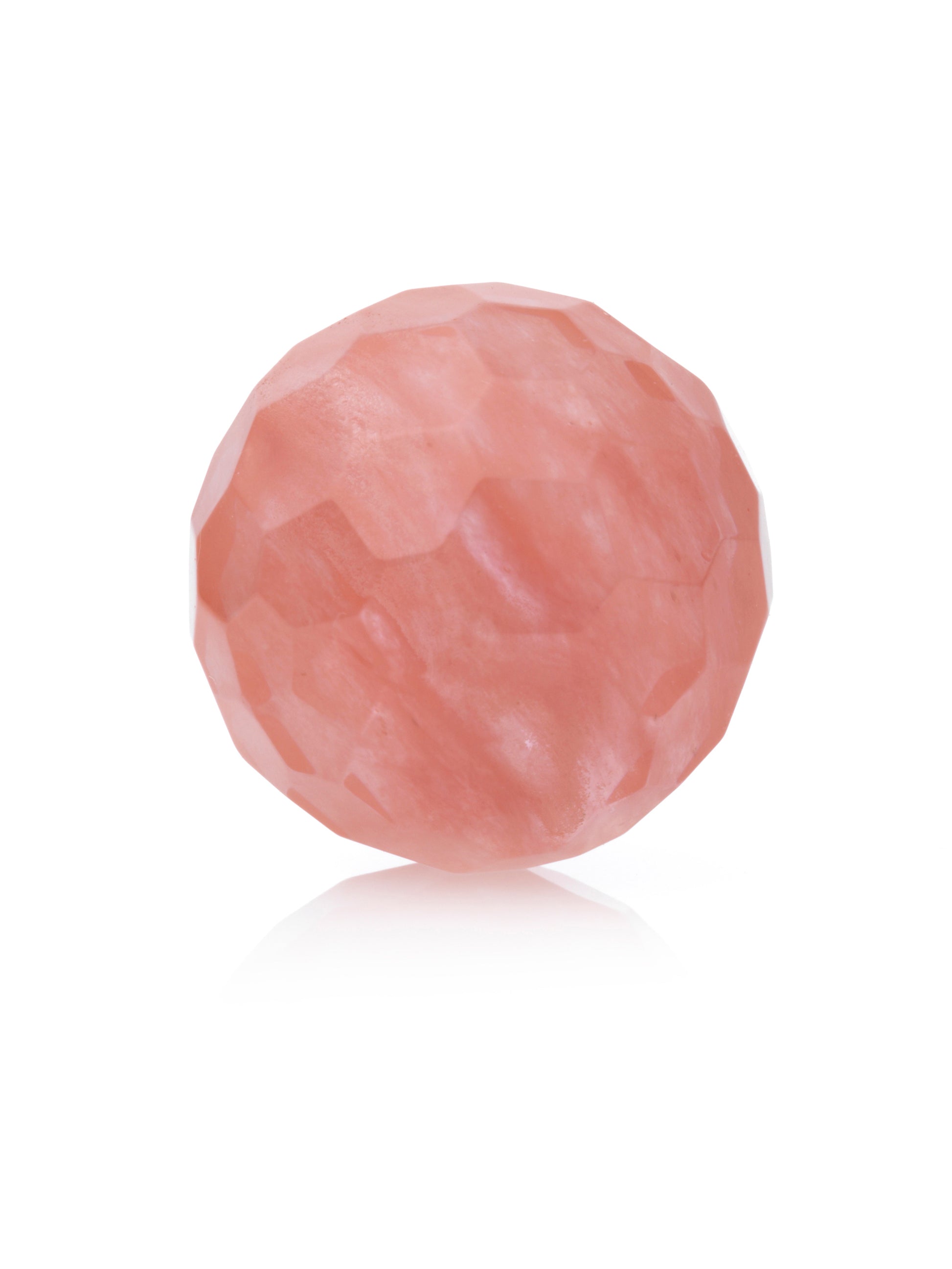 Gemstone - Cherry Quartz - Facet 20mm - Gemstone - Cherry Quartz - Facet 20mm