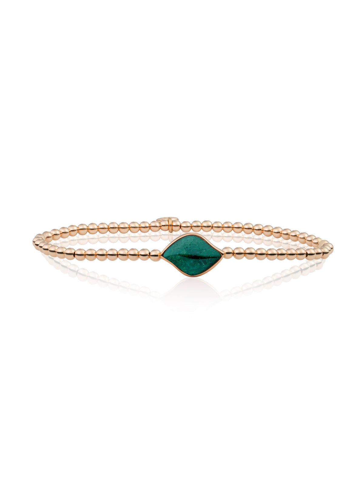 Bracelet | Rose Gold - Moss Agate Blossom - Bracelet | Rose Gold - Moss Agate Blossom