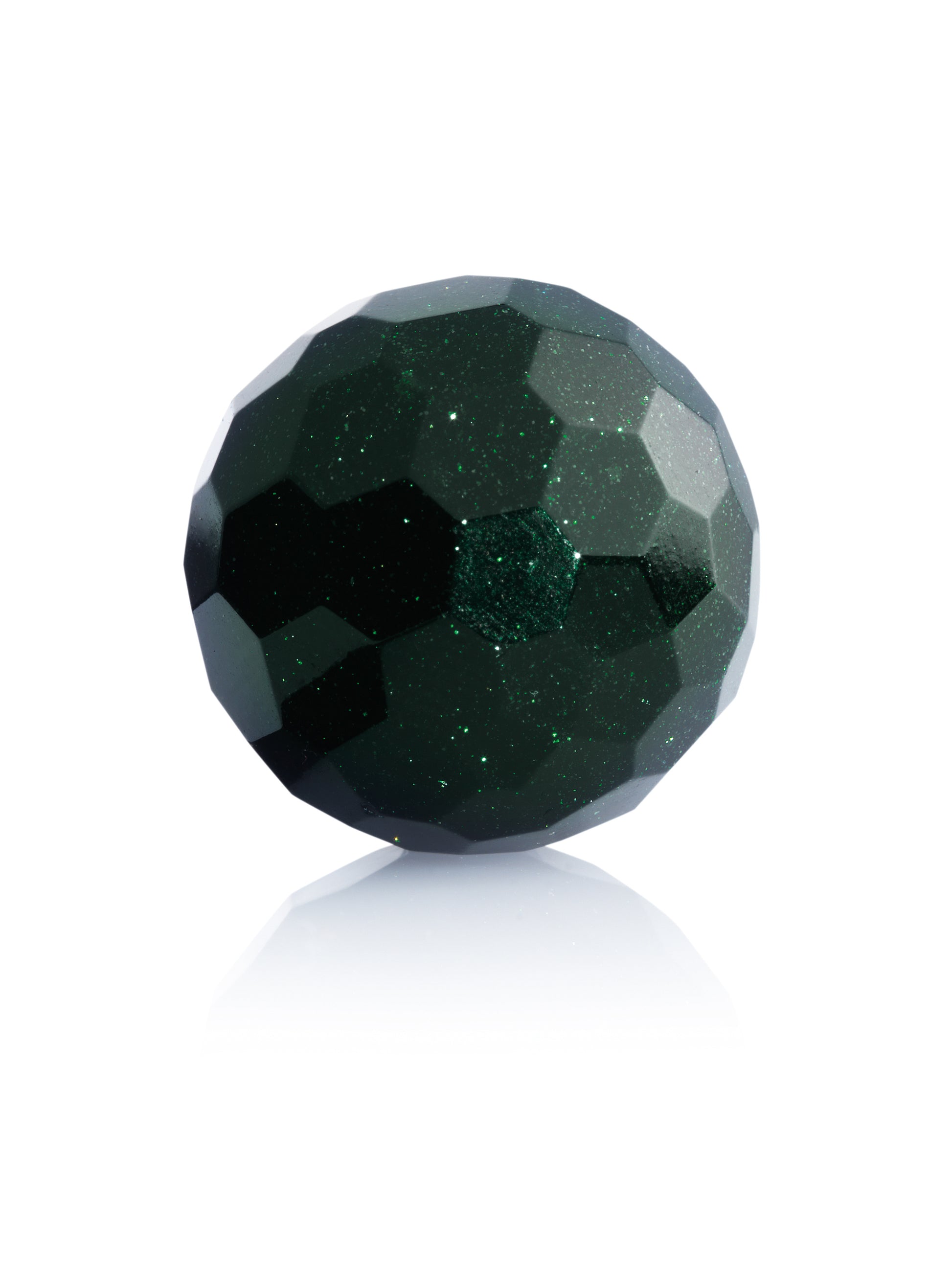 Goldstone Green - Facet 14mm - Goldstone Green - Facet 14mm