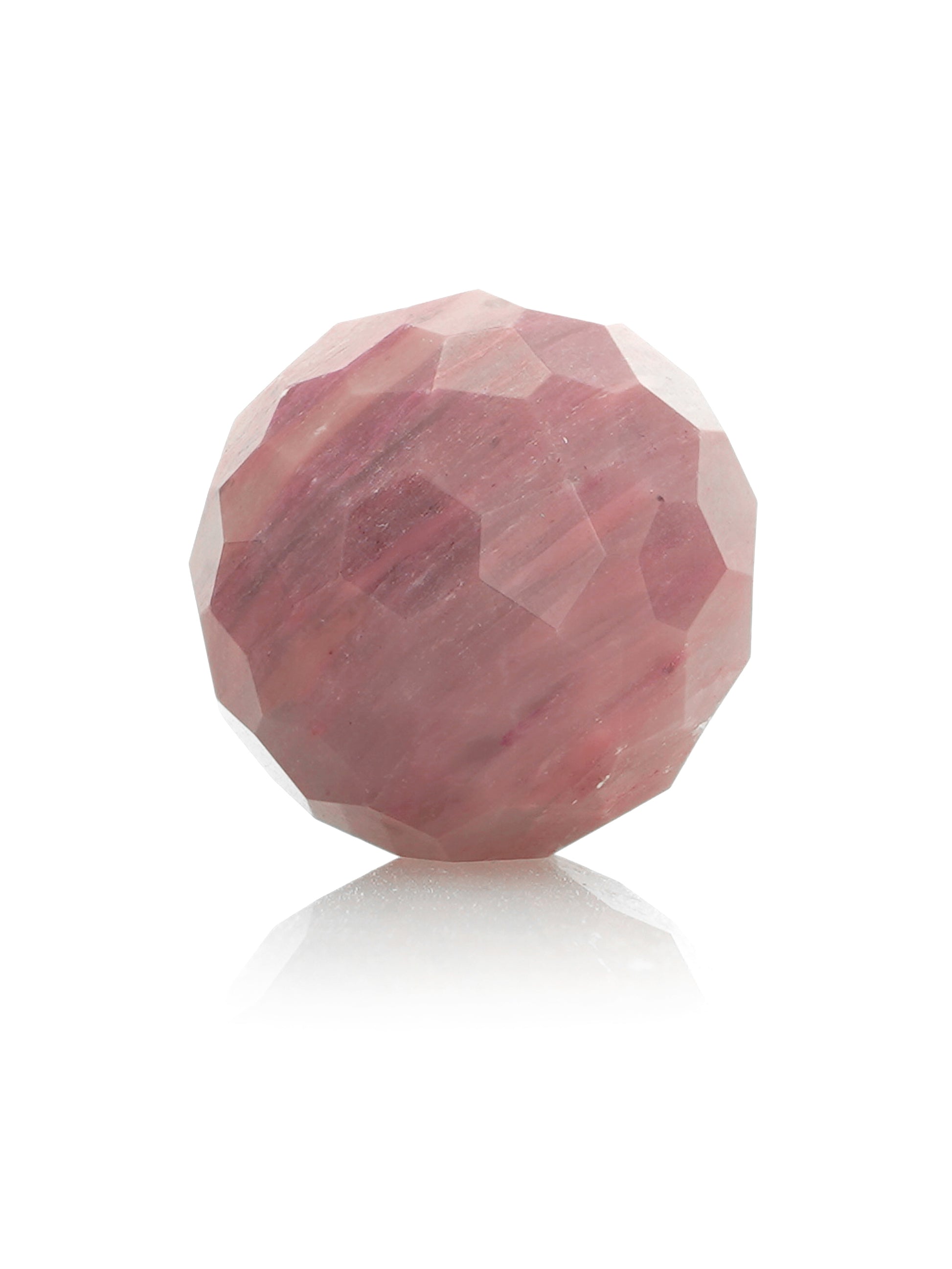 Gemstone - Pink Rhodonite - Facet 20mm - Gemstone - Pink Rhodonite - Facet 20mm