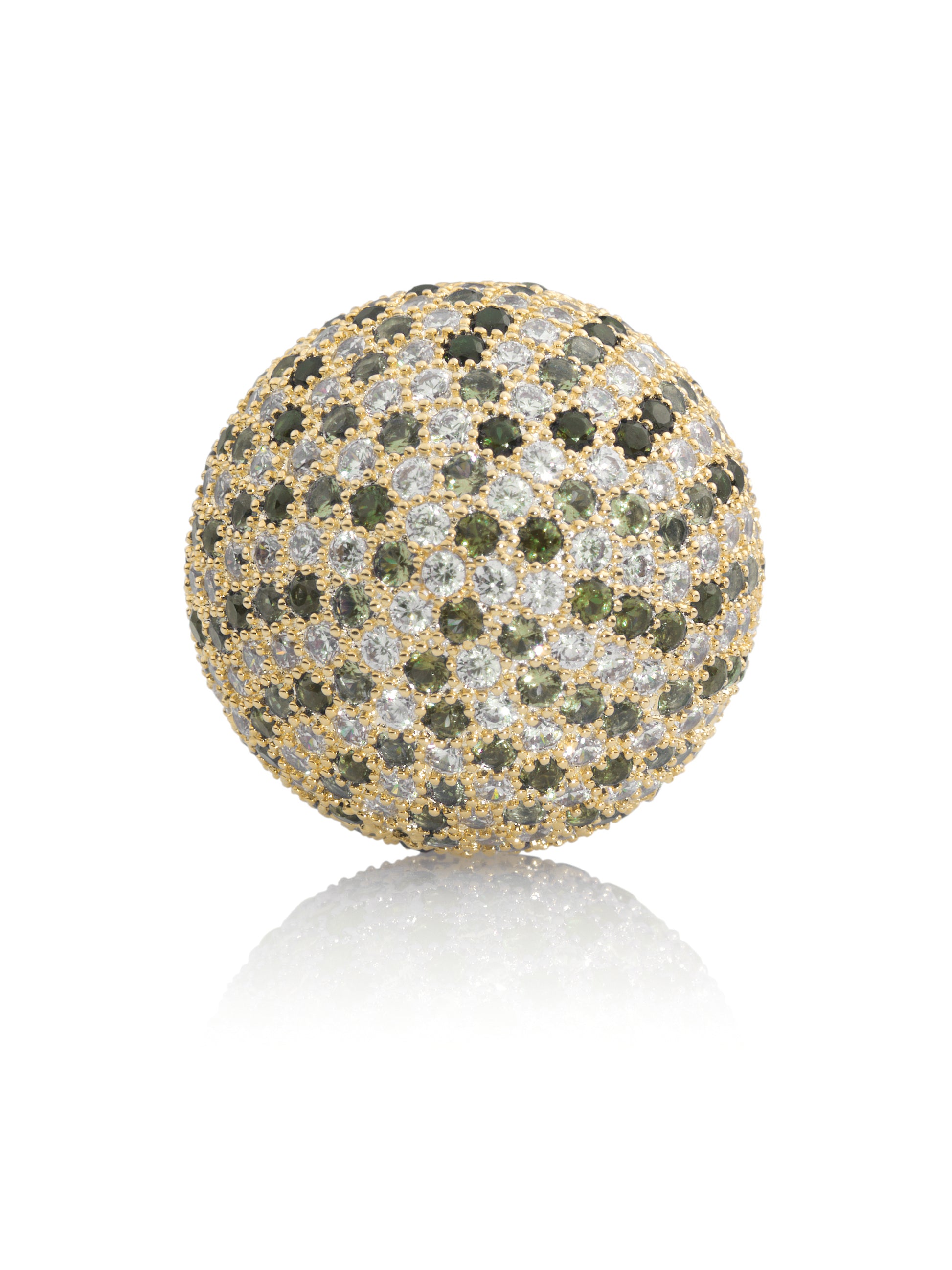 Gemstone - Polaris Gold Green Flame - 14mm - Gemstone - Polaris Gold Green Flame - 14mm