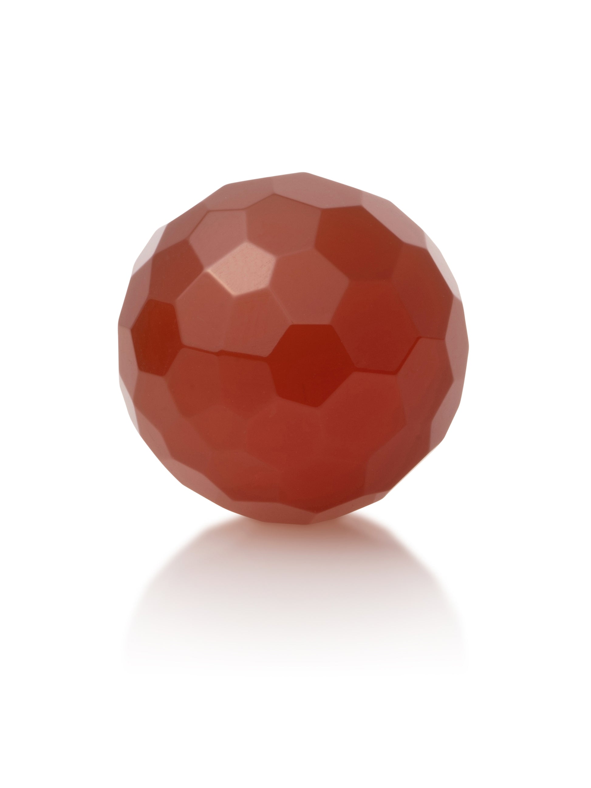 Gemstone - Red Agate - Facet 20mm - Gemstone - Red Agate - Facet 20mm