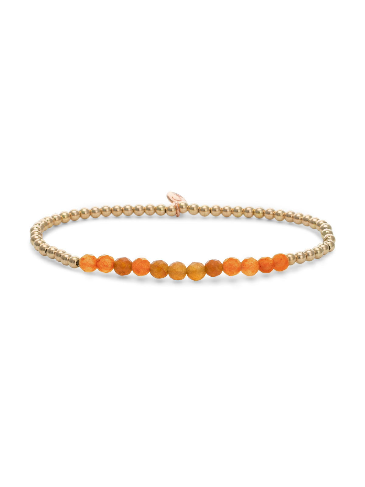 Universe Armband Red Aventurine Rose Gold - Universe Armband Red Aventurine Rose Gold
