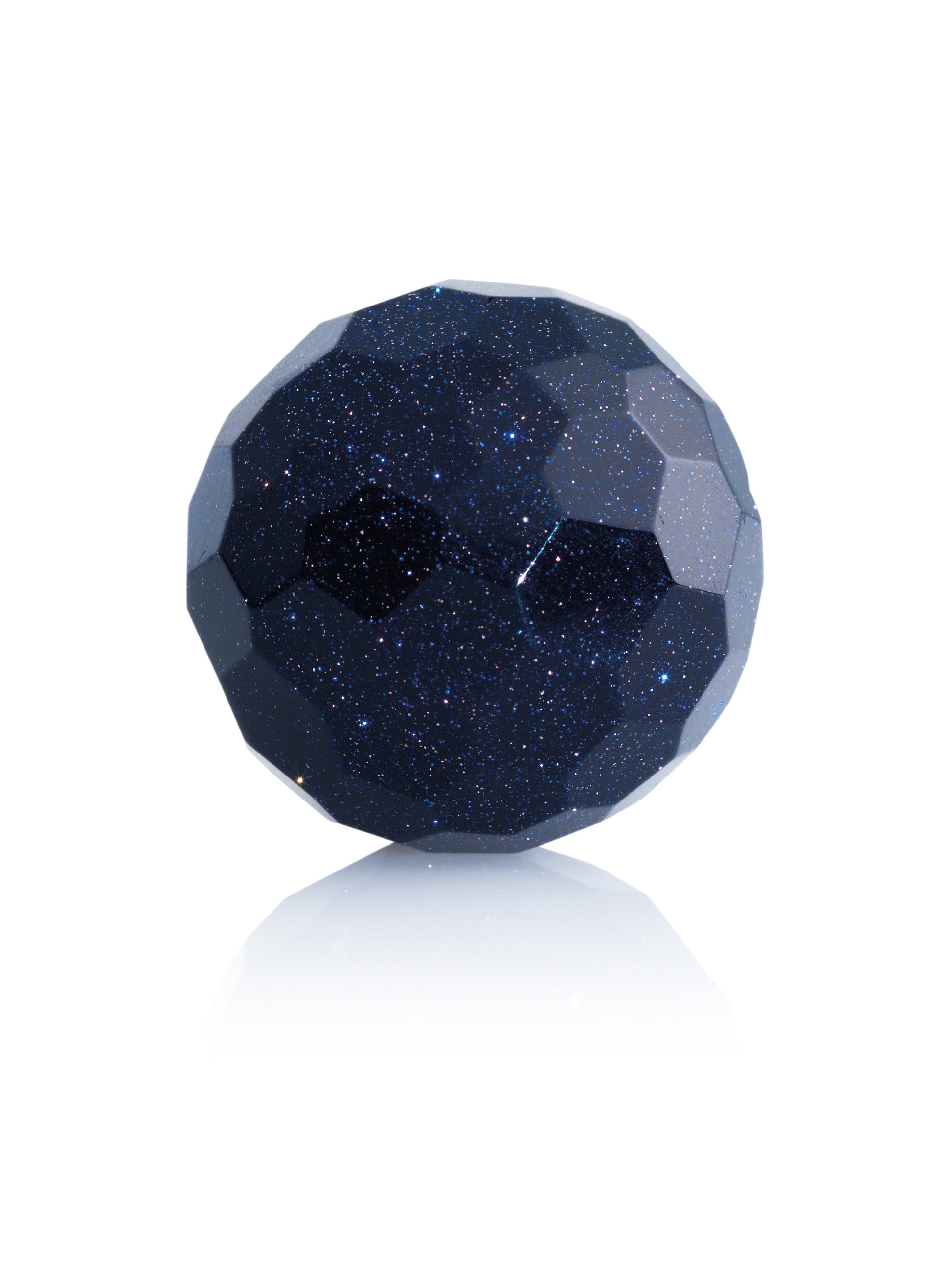 Goldstone Blue - Facet 20mm - Goldstone Blue - Facet 20mm