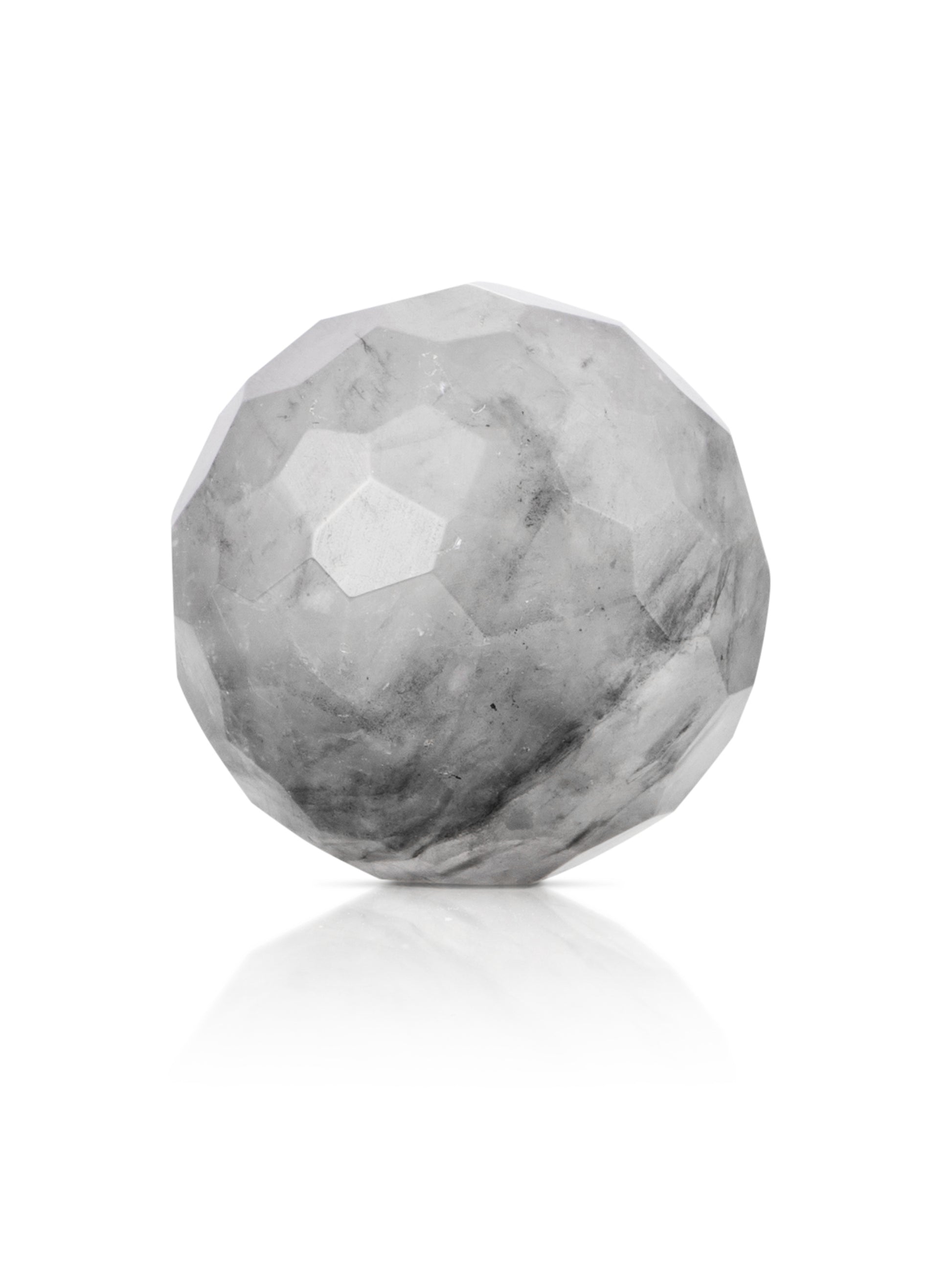Gemstone - Black Rutilated Quartz - Facet 14mm - Gemstone - Black Rutilated Quartz - Facet 14mm