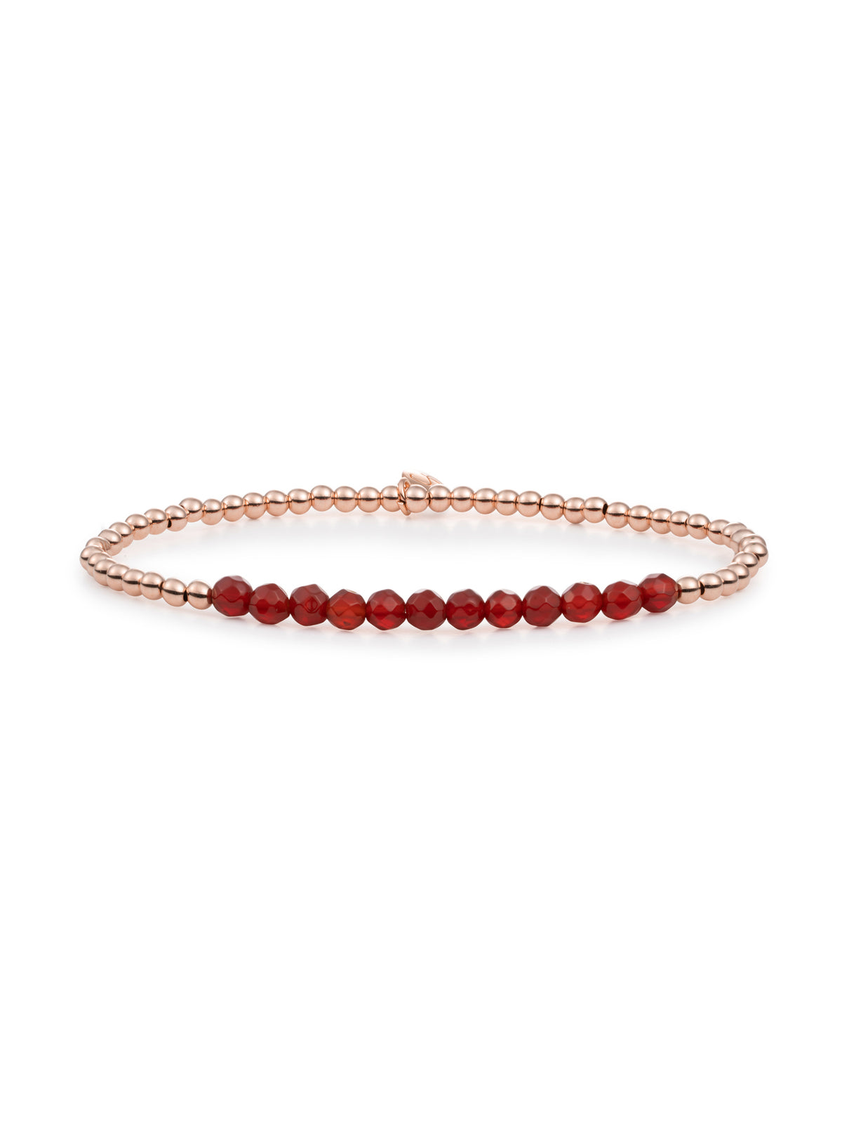 Universe Armband Red Agate Rose Gold - Universe Armband Red Agate Rose Gold
