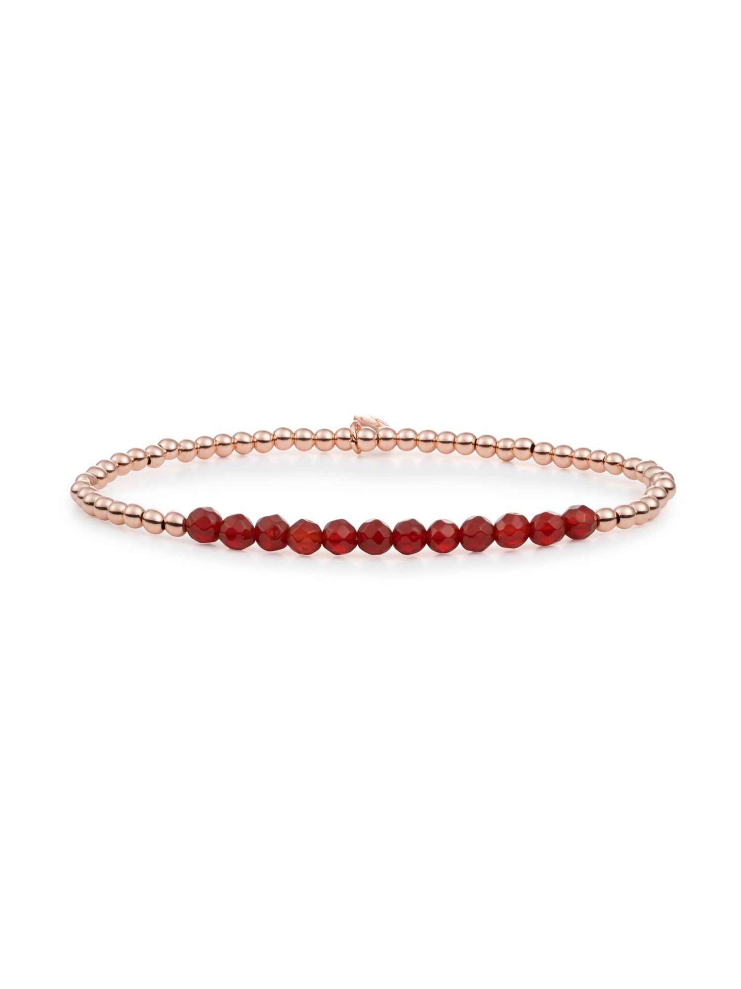 Universe Armband Red Agate Rose Gold - Universe Armband Red Agate Rose Gold