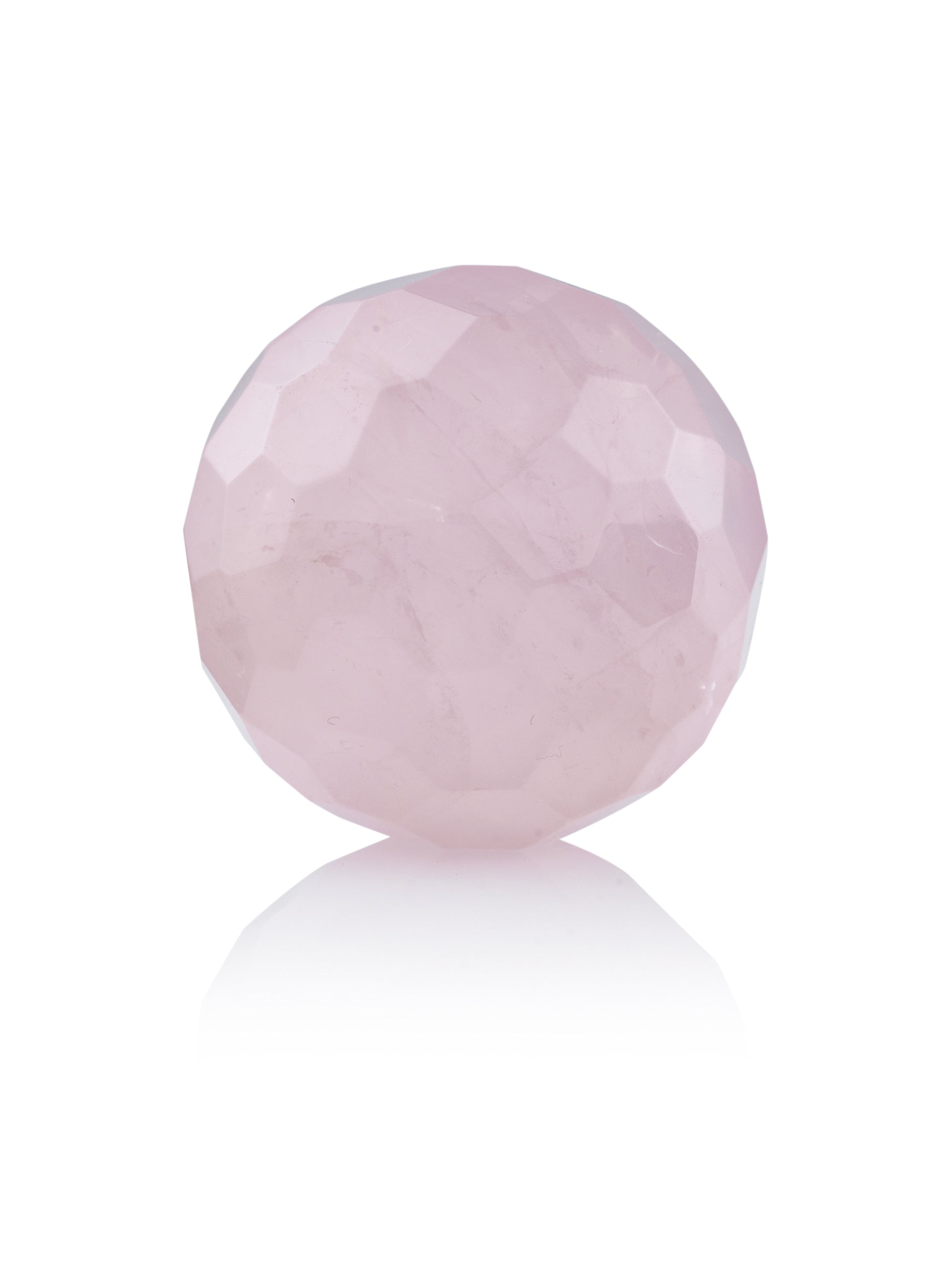 Gemstone - Rose Quartz - Facet 20mm - Gemstone - Rose Quartz - Facet 20mm