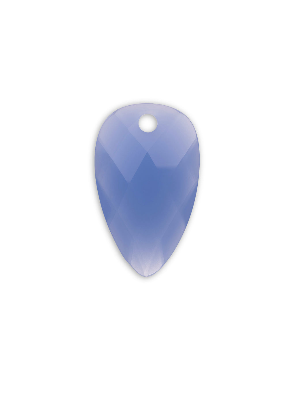 Pendant Edelsteen Blossom Milky Blue Jade - Pendant Edelsteen Blossom Milky Blue Jade