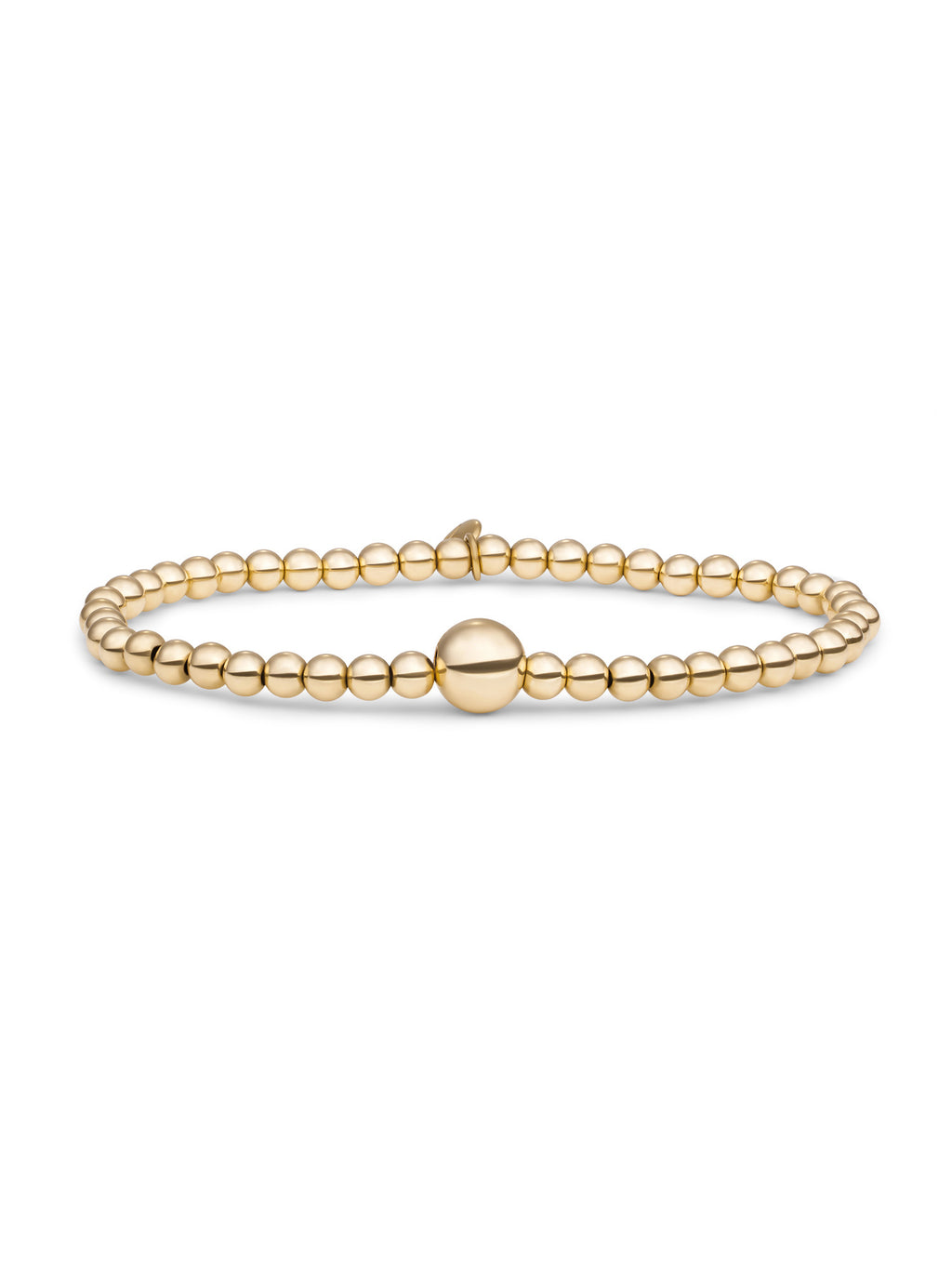 Core Armband 8mm + 4mm - Gold Plated