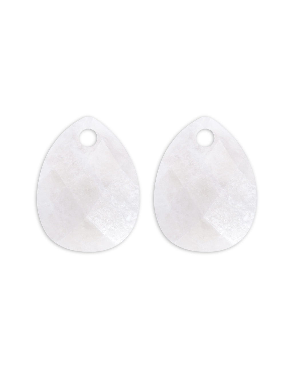 Oorbel Edelstenen Afterglow Moonstone - Oorbel Edelstenen Afterglow Moonstone