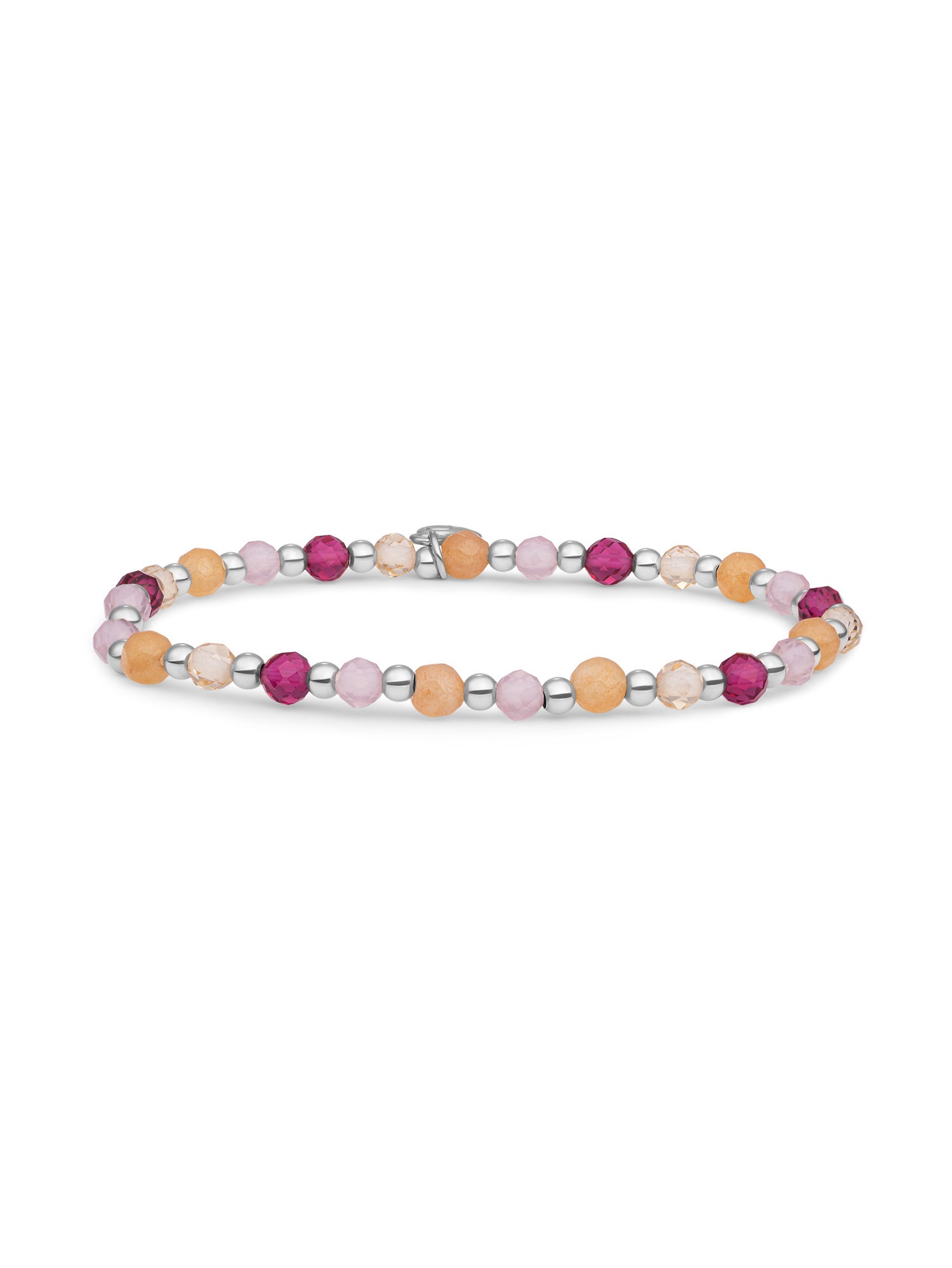 Interstellar Armband Multi Gem - Sunset - Rhodium Plated