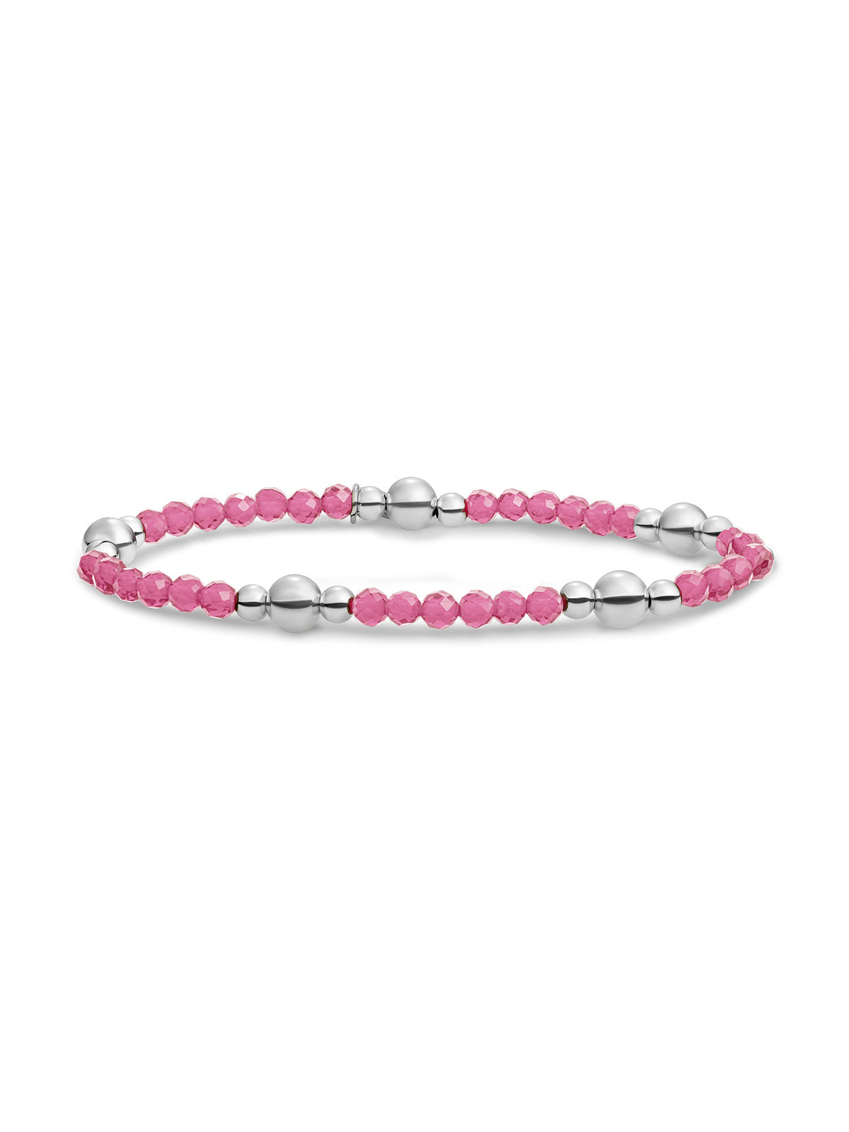 Bold Mix Armband Candy Jade - Rhodium Plated