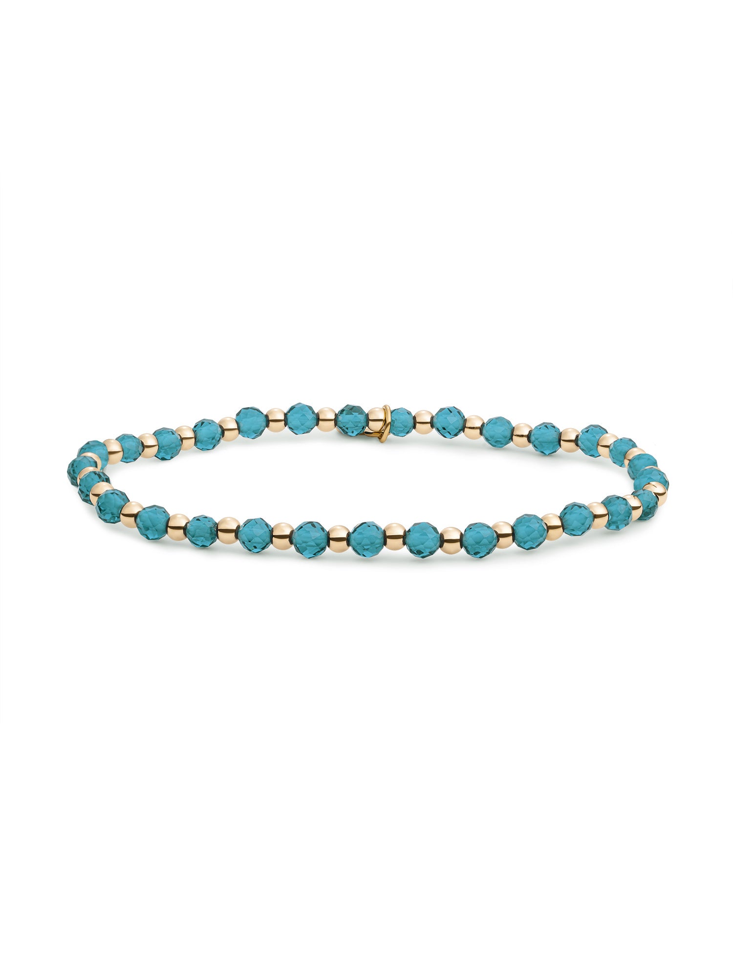 Interstellar Armband Turquoise Quartz - Gold Plated