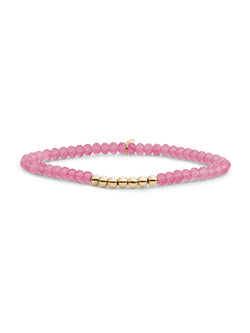 Reverse Universe Armband Candy Jade - Gold Plated