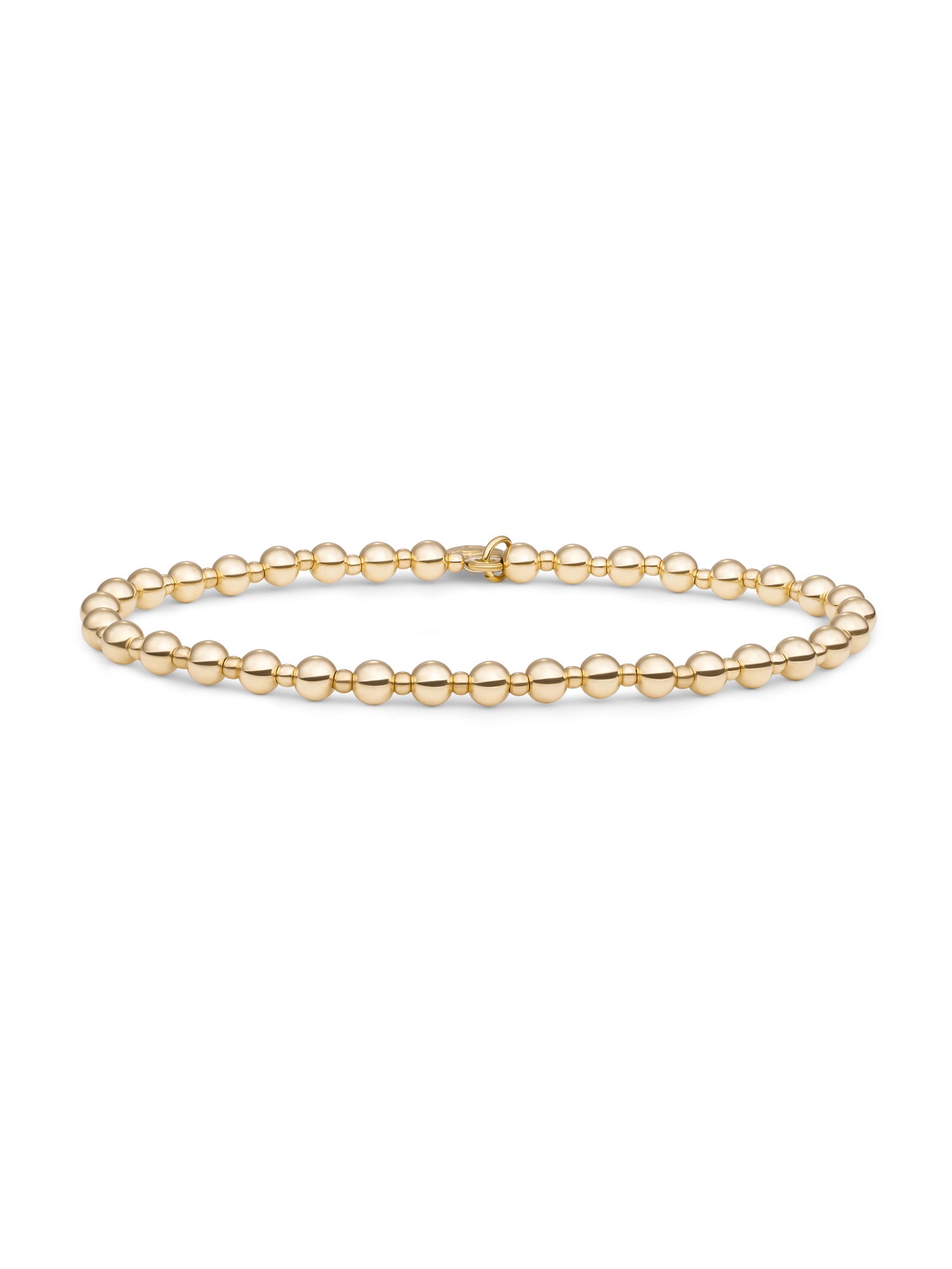 Bold Mix Armband 4mm + 2mm - Gold Plated