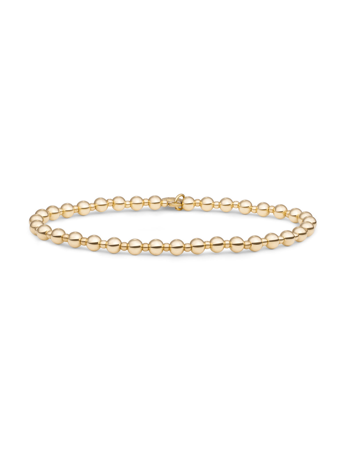 Bold Mix Armband 4mm + 2mm - Gold Plated