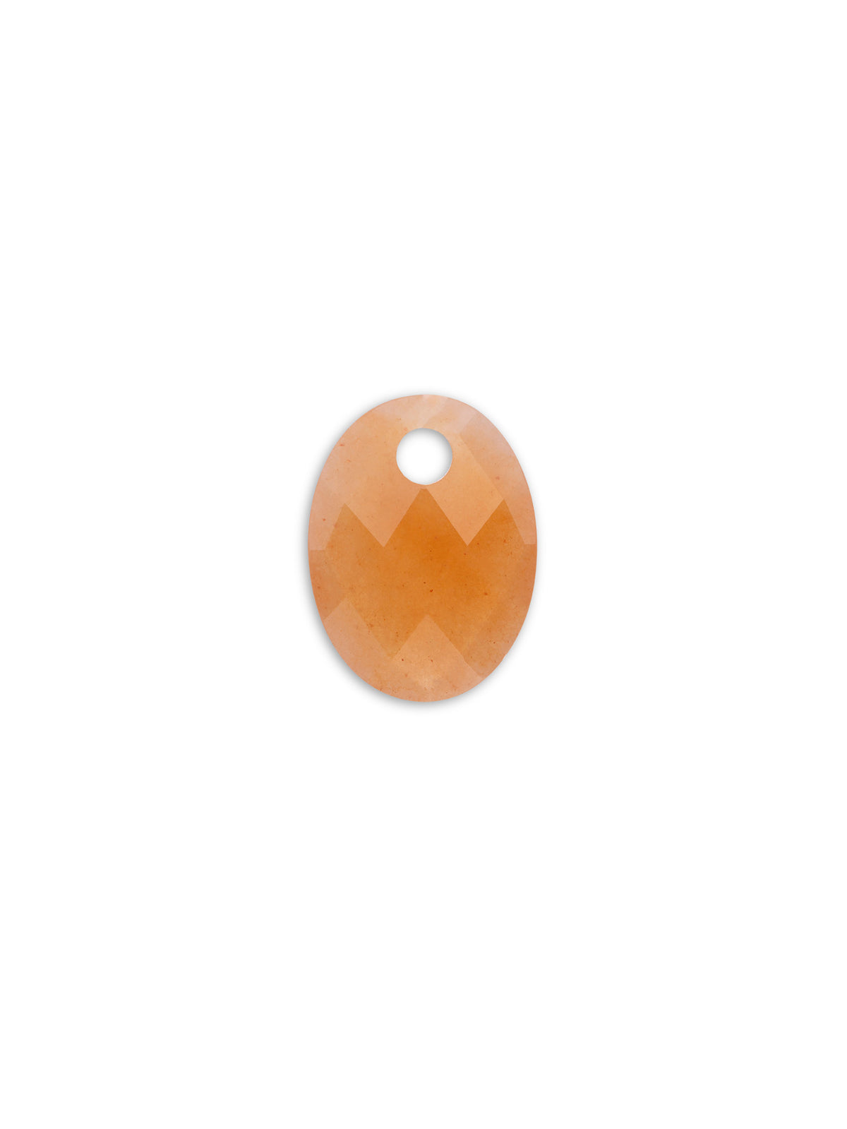Pendant Edelsteen Medium Oval Red Aventurine - Pendant Edelsteen Medium Oval Red Aventurine