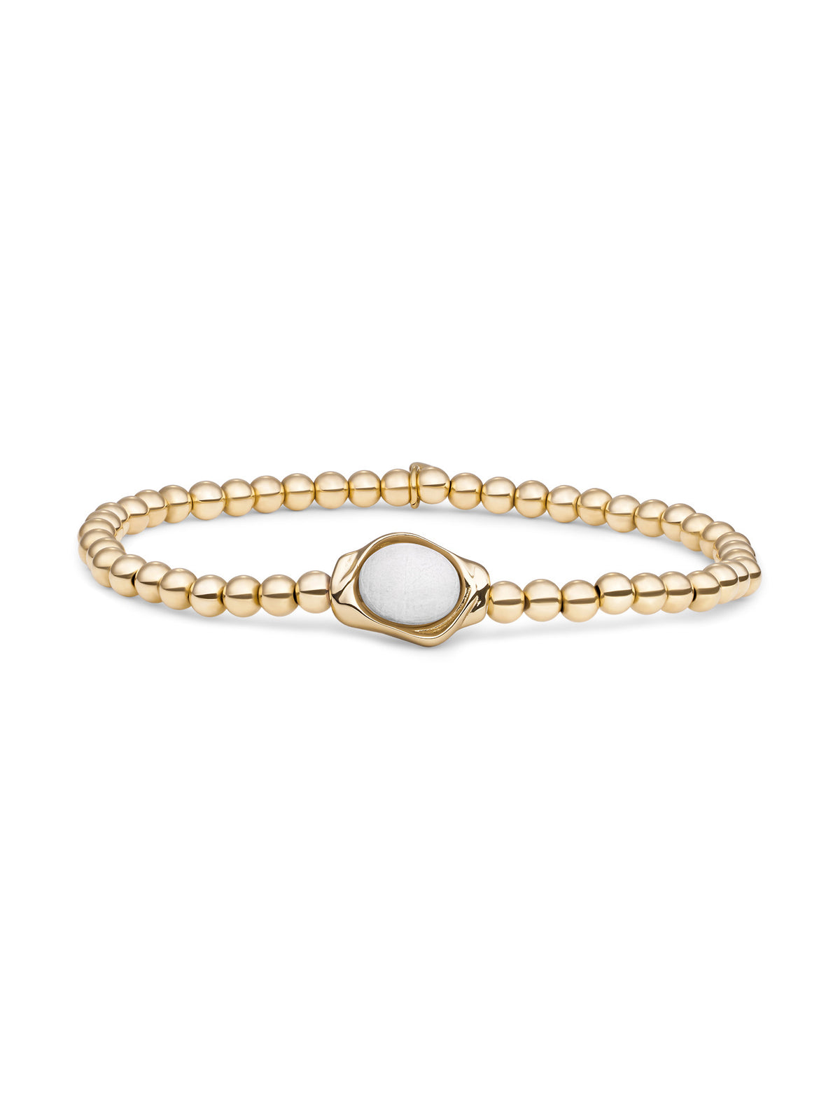 Flow Armband Moonstone - Gold Plated