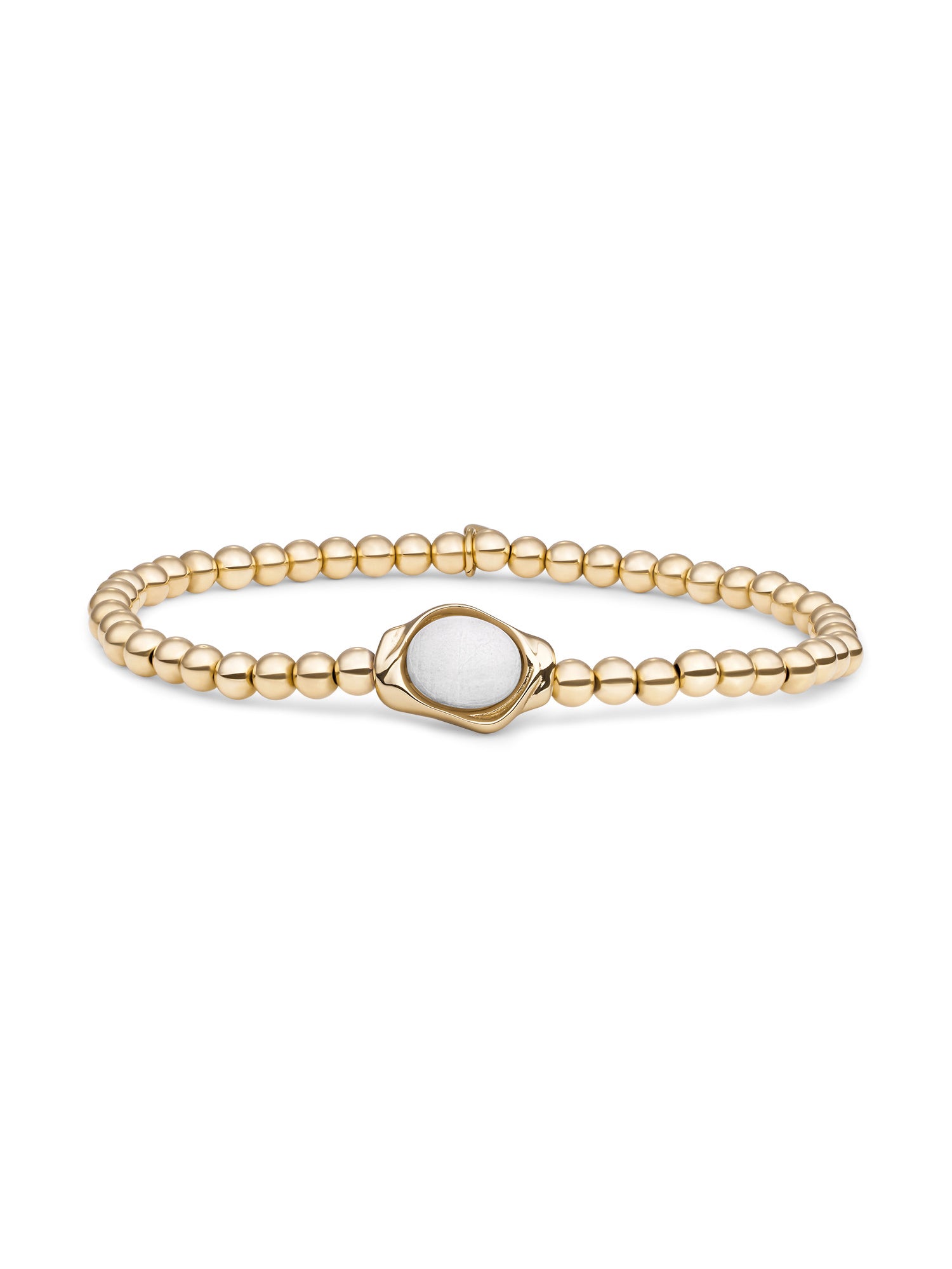 Flow Armband Moonstone - Gold Plated