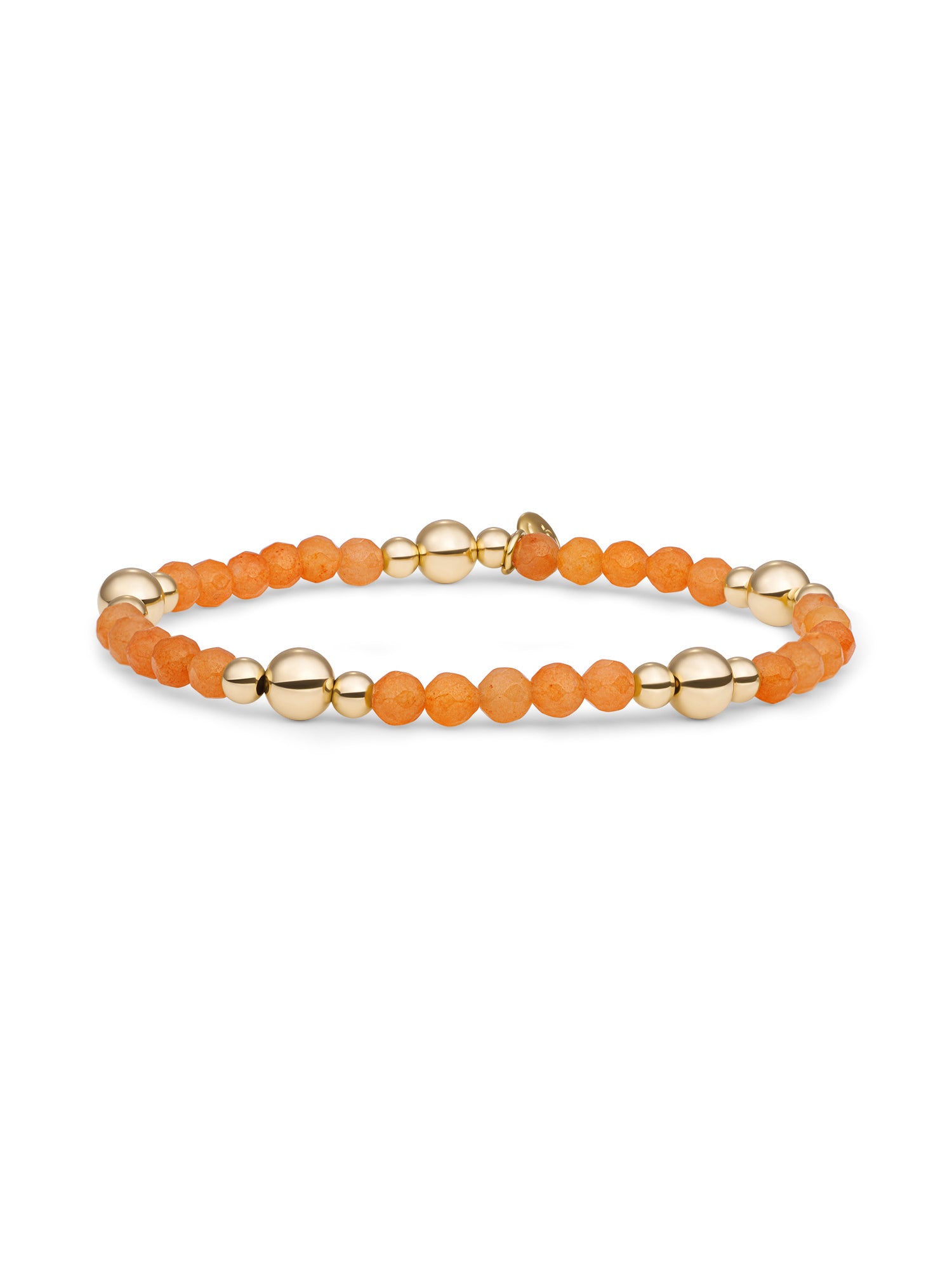 Bold Mix Armband Red Aventurine - Gold Plated