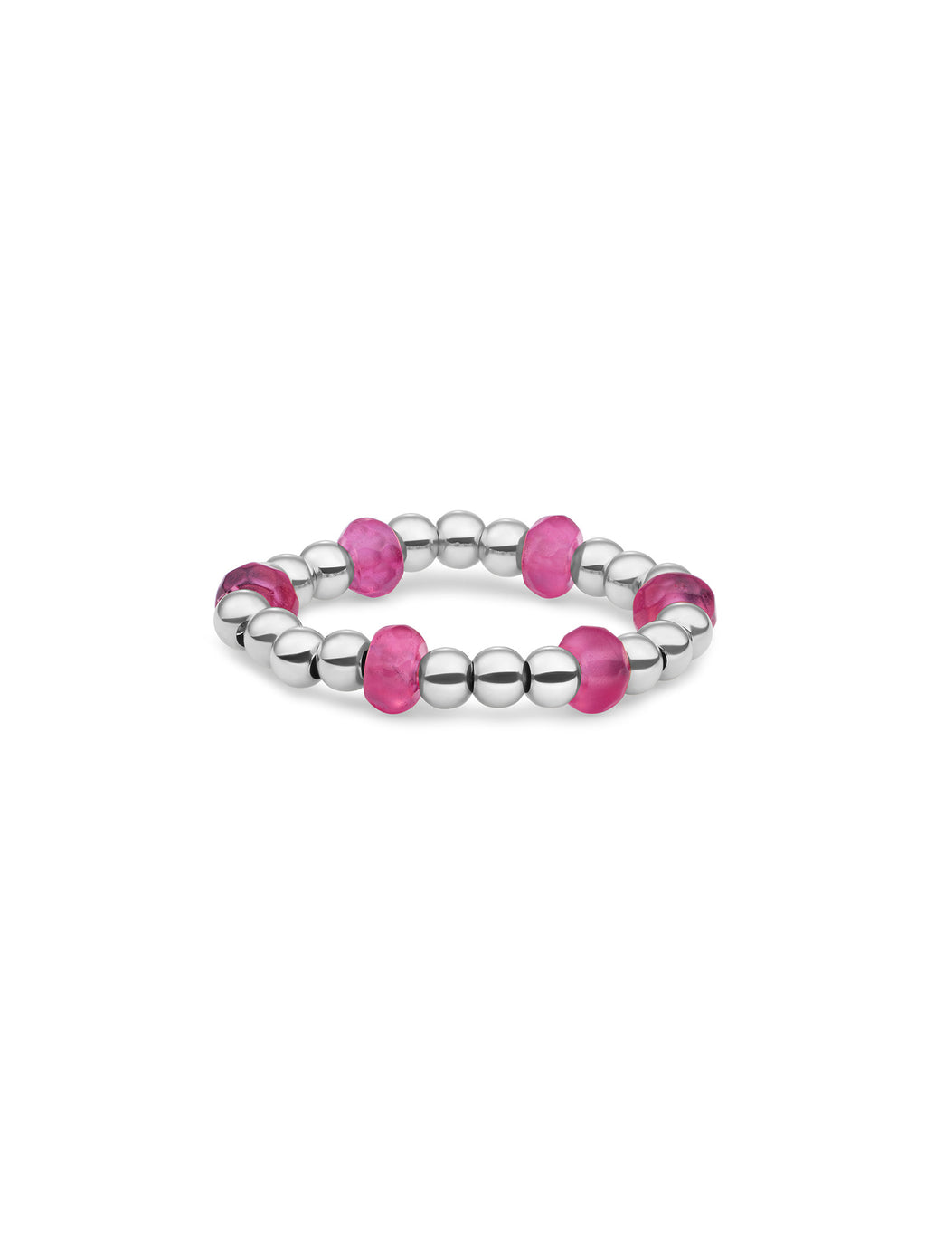 Kralen Ring Facet Roundel Candy Jade - Kralen Ring Facet Roundel Candy Jade