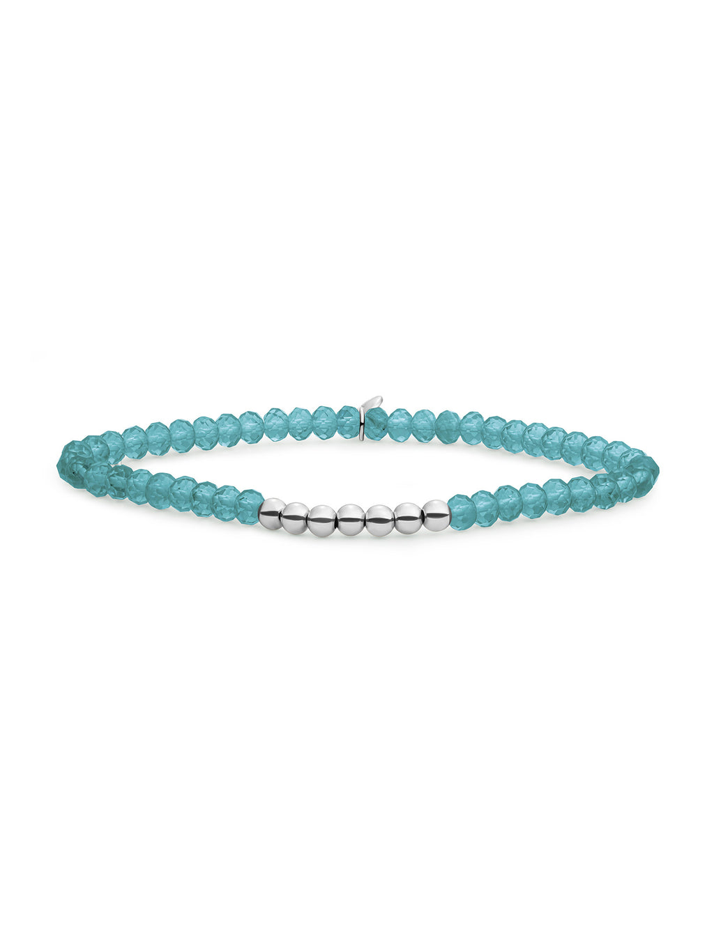 Reverse Universe Armband Turquoise Quartz - Rhodium Plated