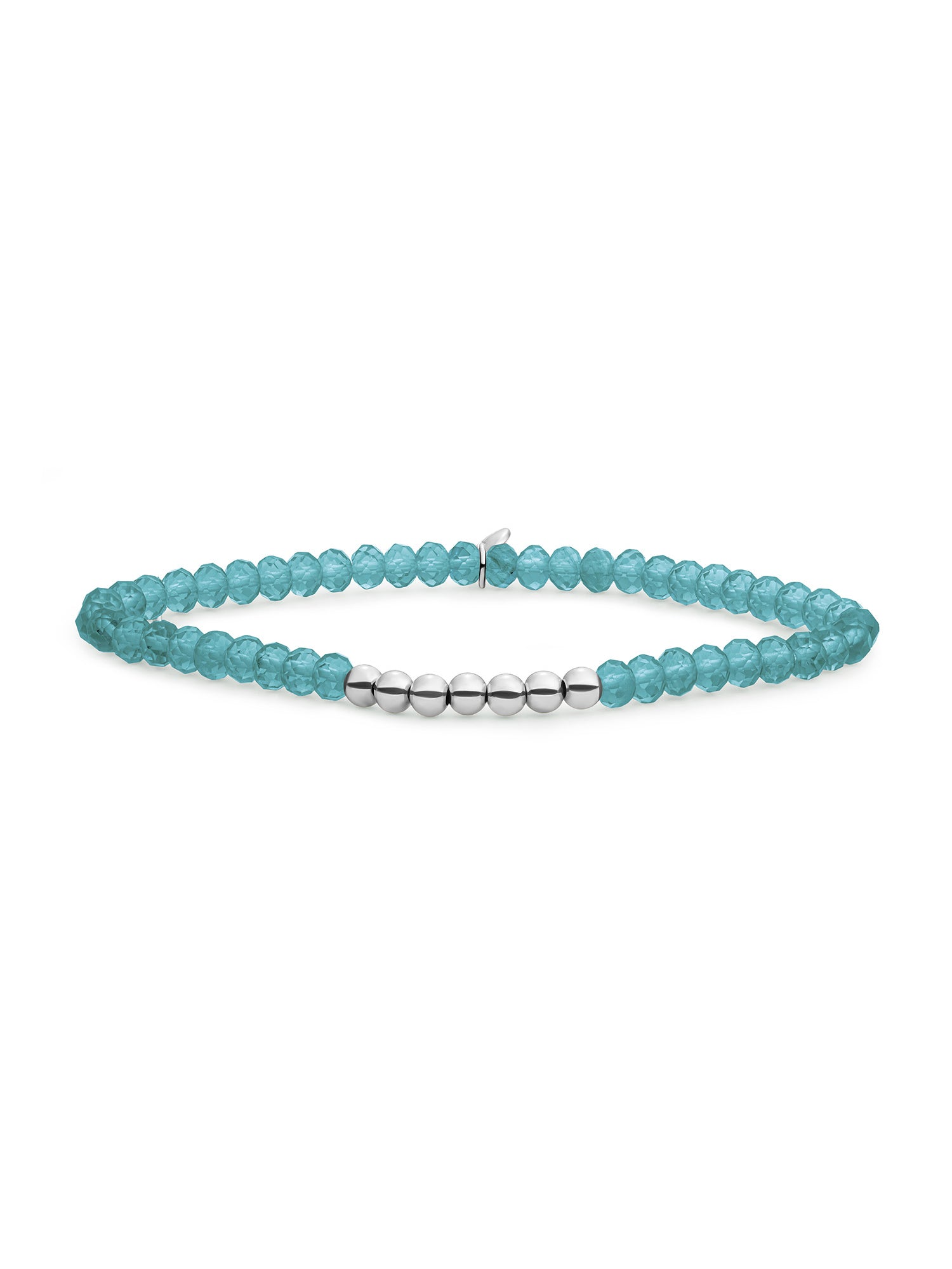 Reverse Universe Armband Turquoise Quartz - Rhodium Plated