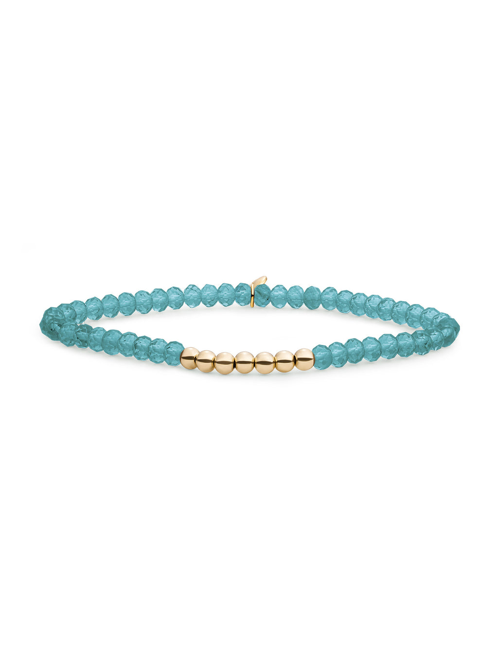 Reverse Universe Armband Turquoise Quartz - Gold Plated
