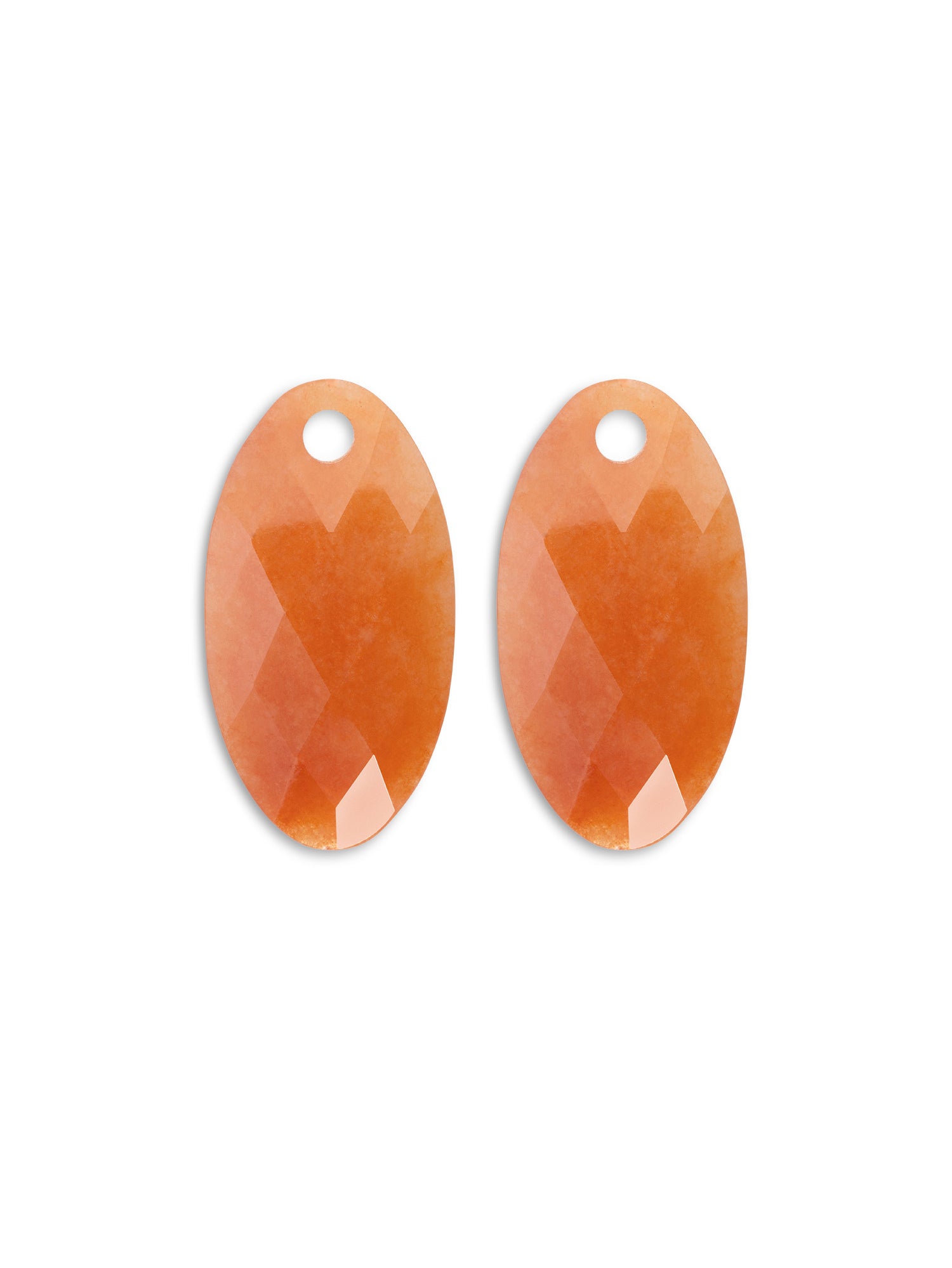 Oorbel Edelstenen Leaf Red Aventurine - Oorbel Edelstenen Leaf Red Aventurine