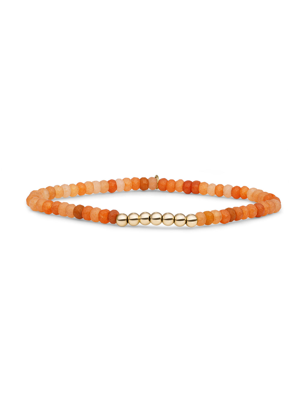 Reverse Universe Armband Red Aventurine - Gold Plated