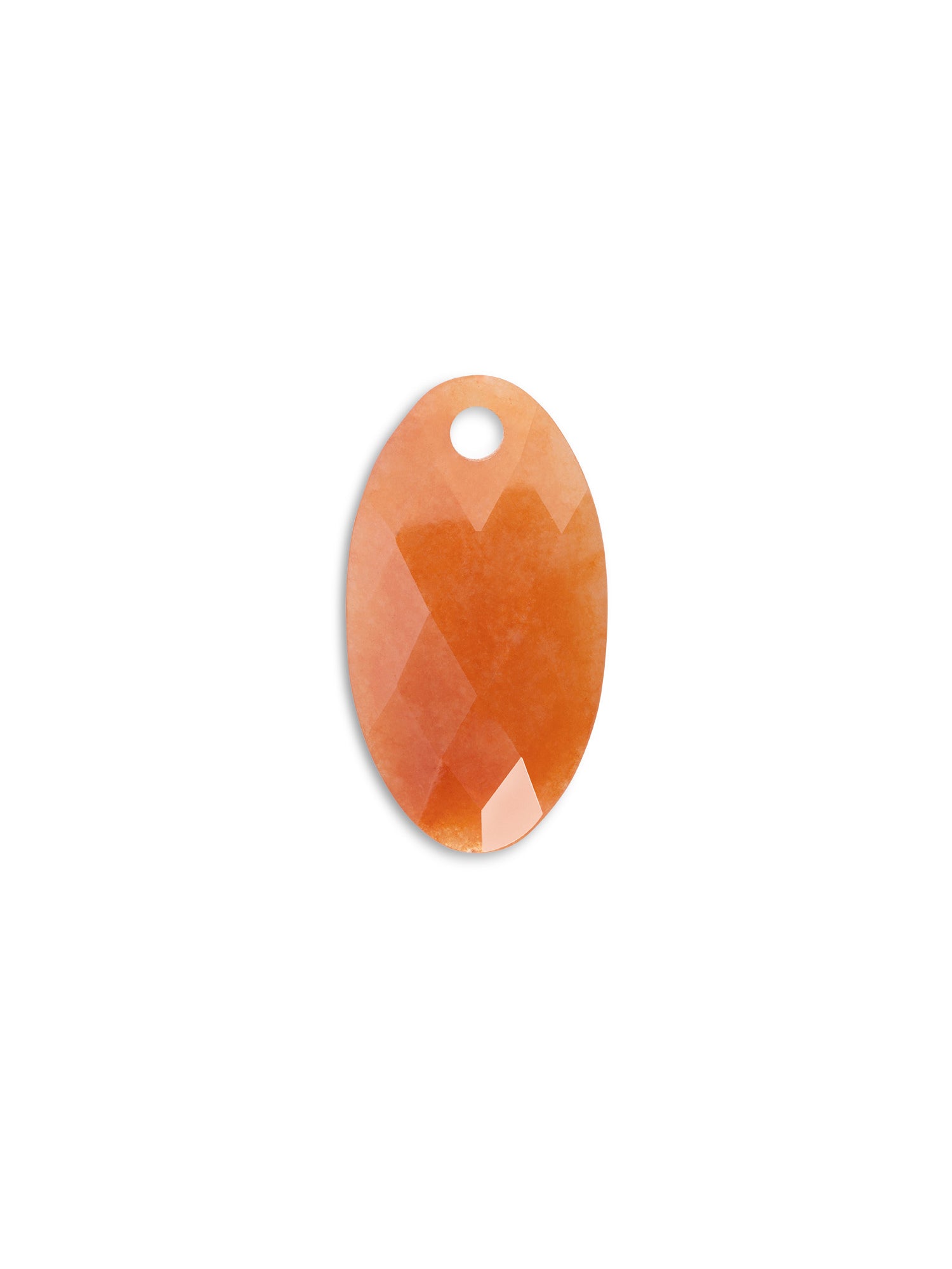 Pendant Edelsteen Leaf Red Aventurine - Pendant Edelsteen Leaf Red Aventurine