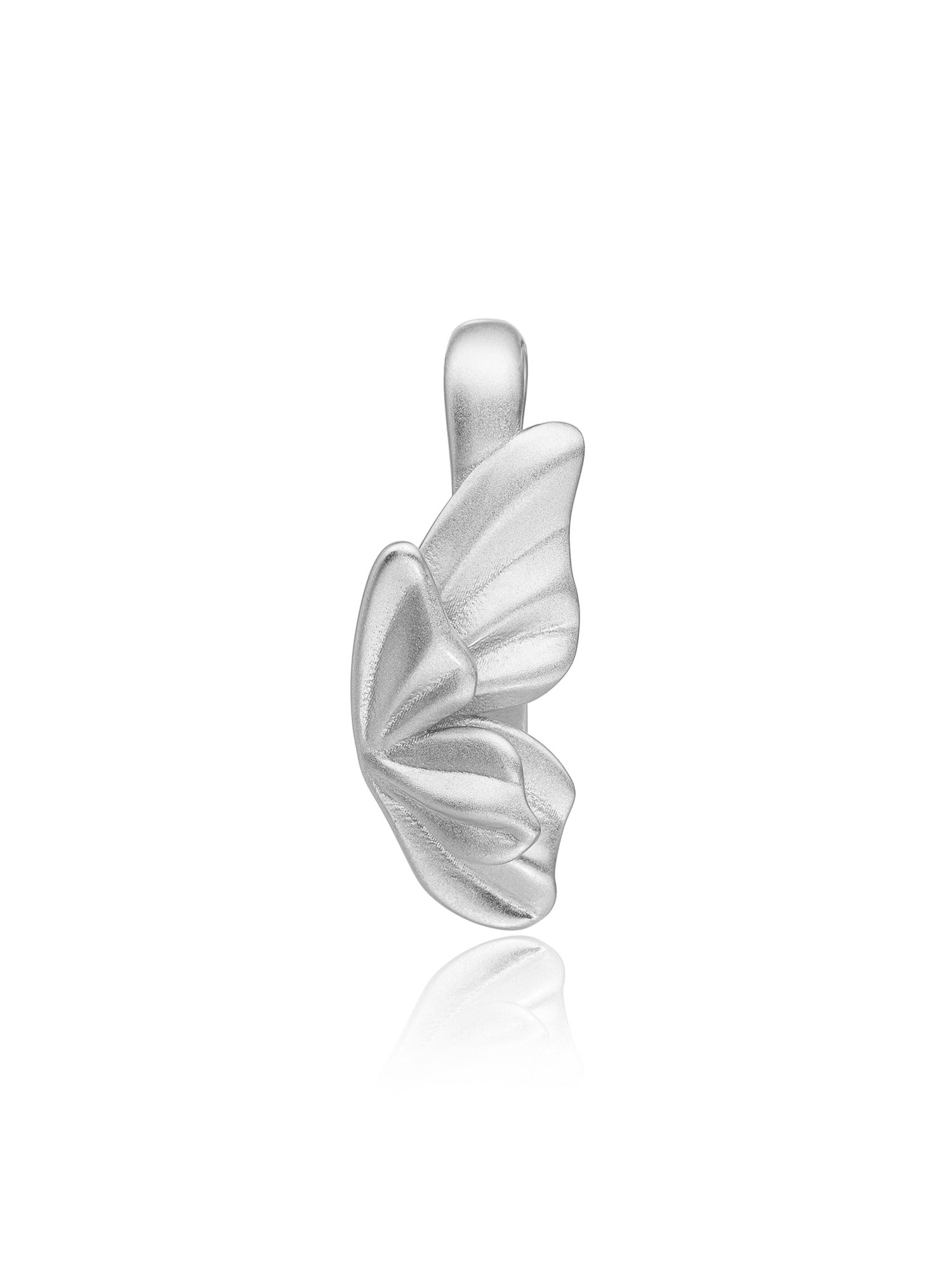 Butterfly Clip Pendant - Rhodium Plated