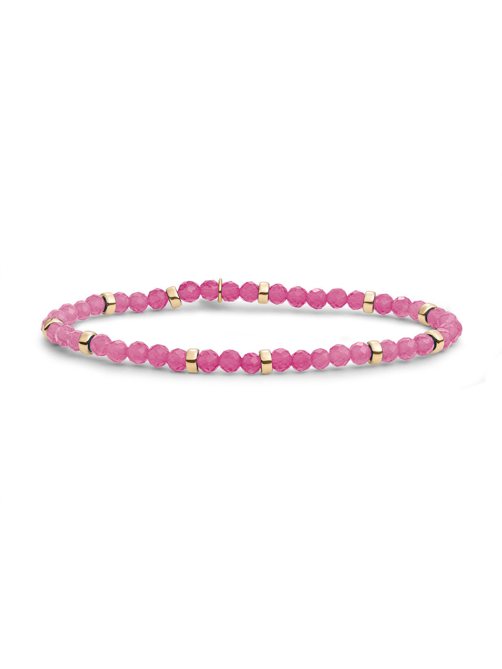 Roundel Interstellar Armband Candy Jade - Gold Plated