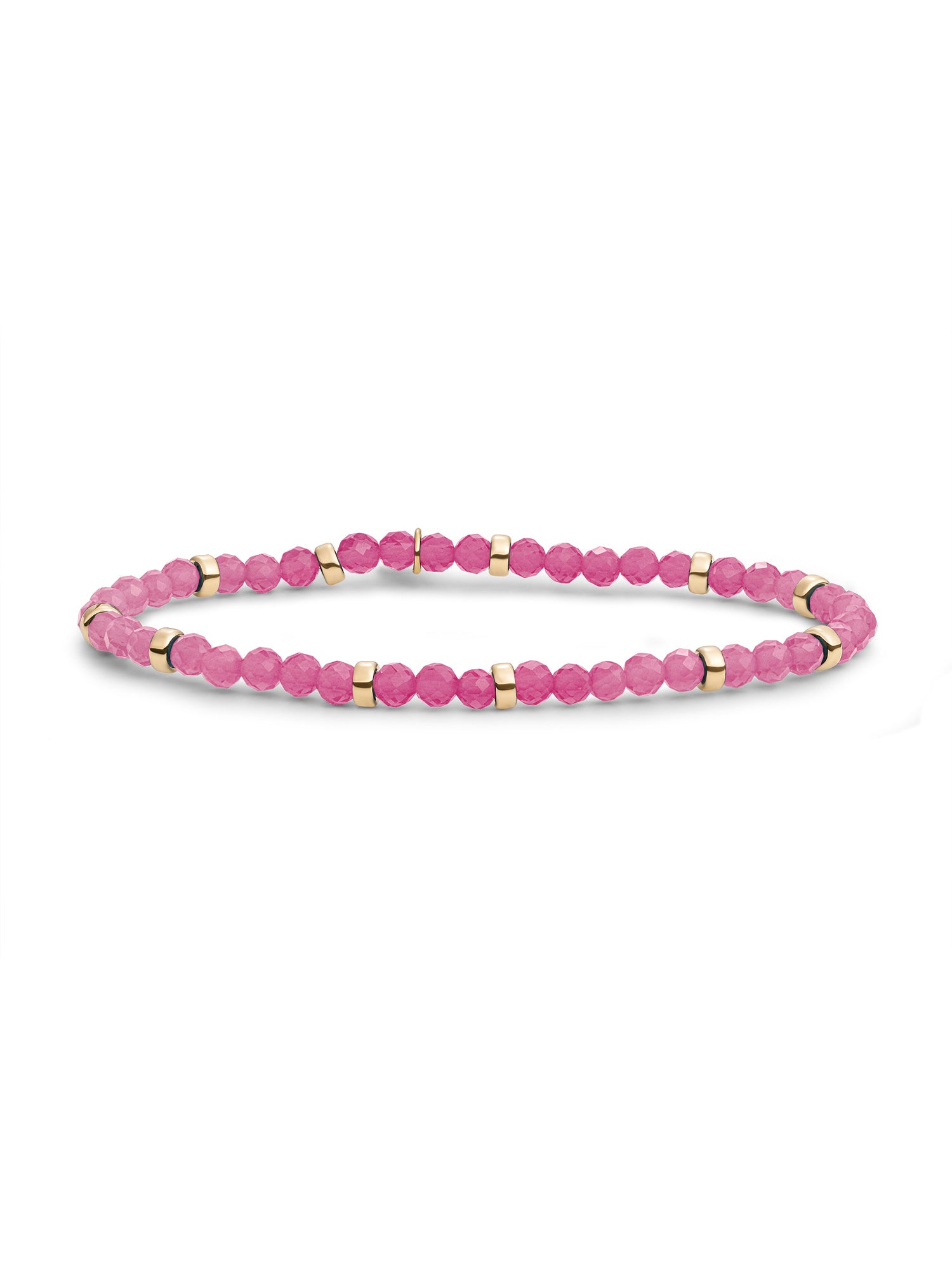 Roundel Interstellar Armband Candy Jade - Gold Plated