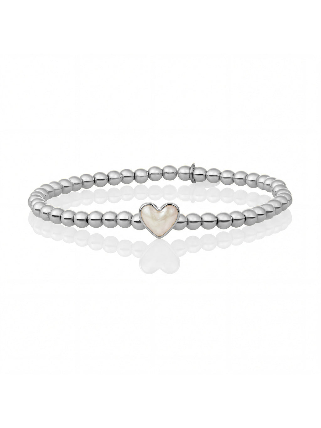 Limited Mom Armband Pearl Emaille - Rhodium Plated